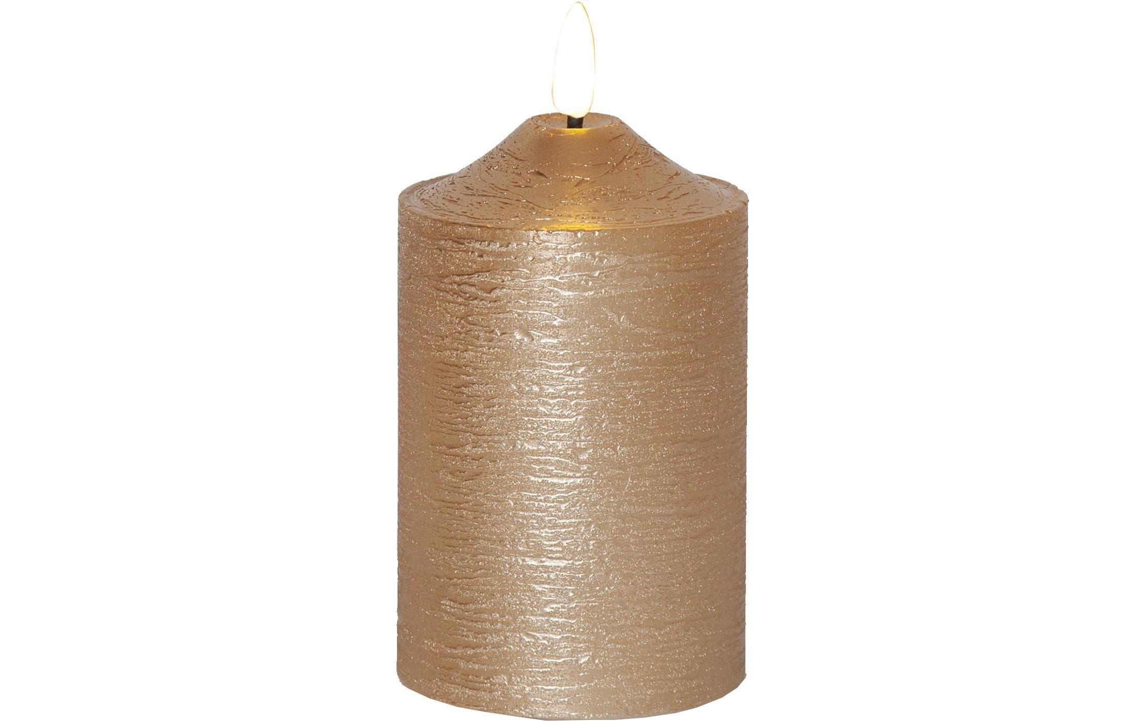 Star Trading LED Pillar Kerze Gold