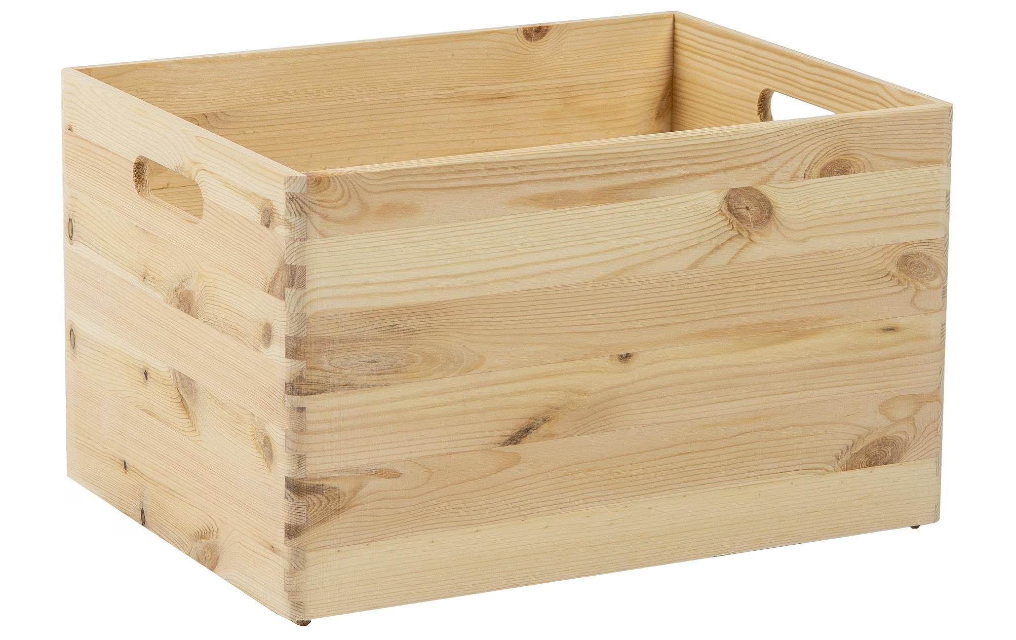 Holz Zollhaus Aufbewahrungskiste Kiefer
