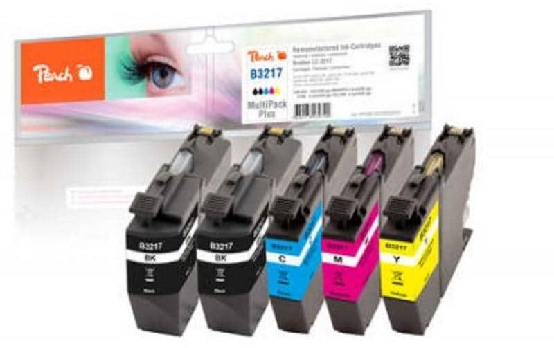Peach Tinte Brother LC-3217 Multi+