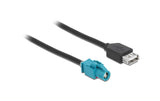 HSD Z Buchse zu USB2.0 Typ-A Buchse, 1m