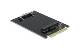 Delock SATA 22PIN zu mSATA Slot Adapter
