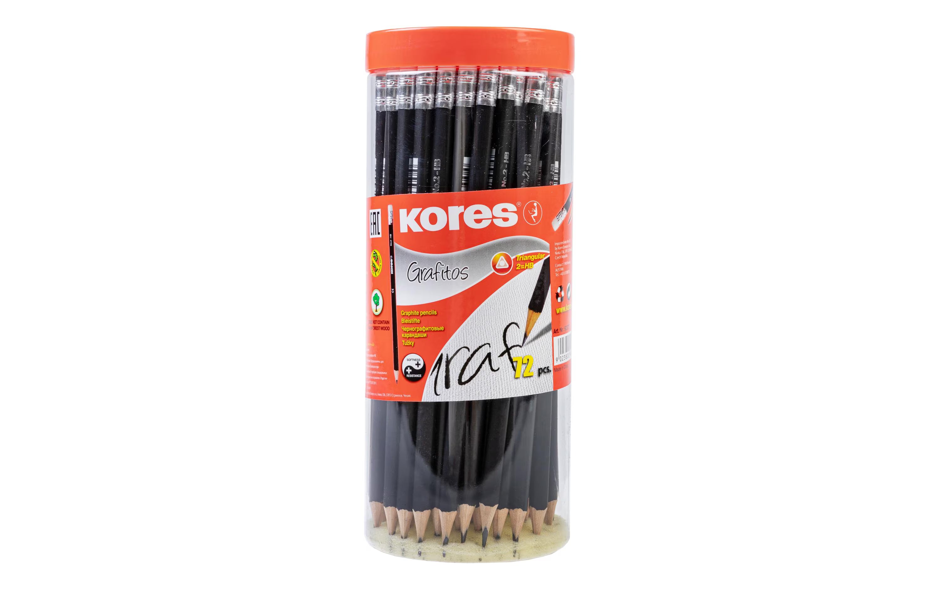 Kores Bleistifte Grafitos 72 Stück
