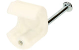 Nagelbride für Flachkabel 10-14mm, weiss