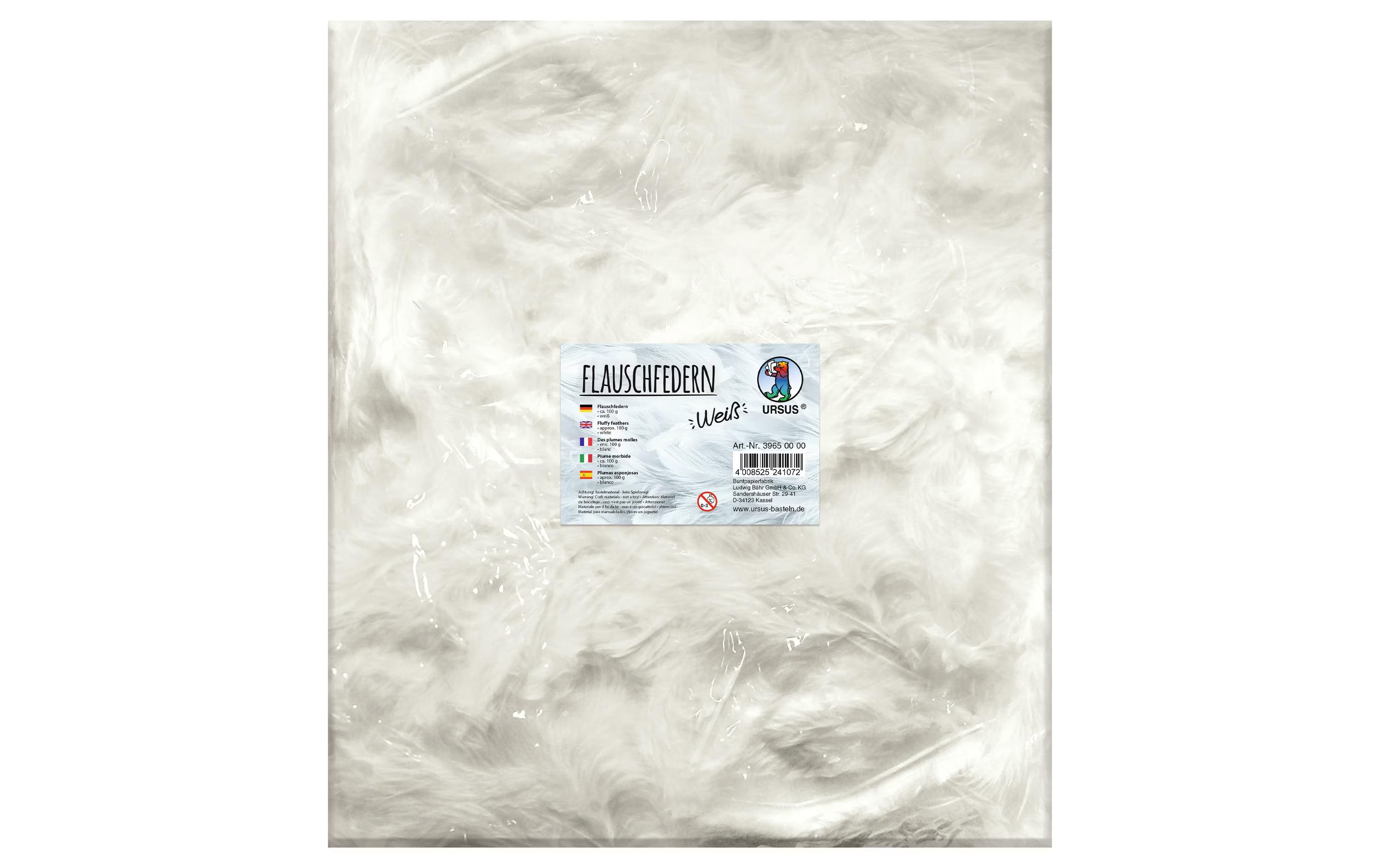 URSUS, Federn 100g, Weiss