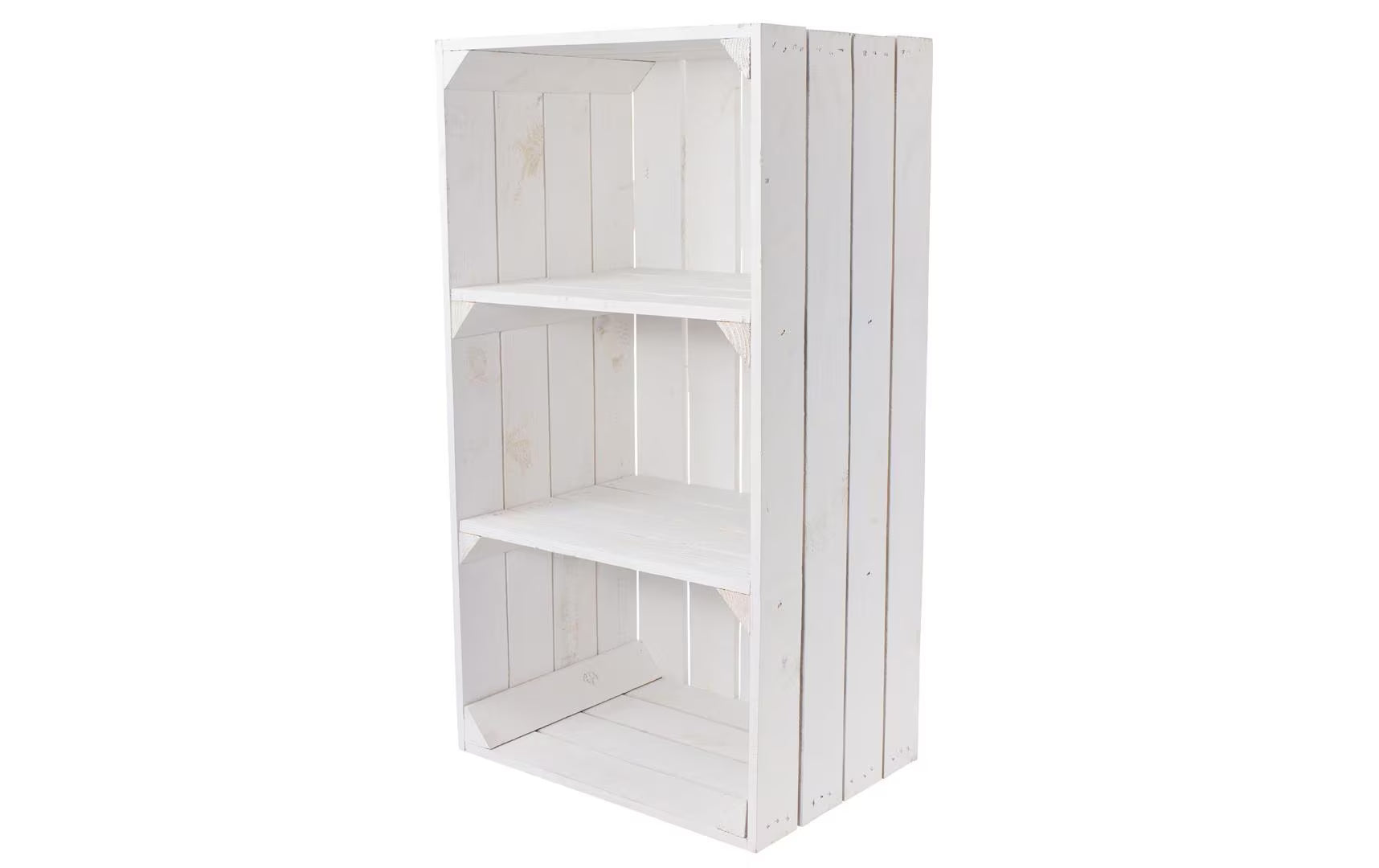 Holz Zollhaus Regal Vintage Weiss