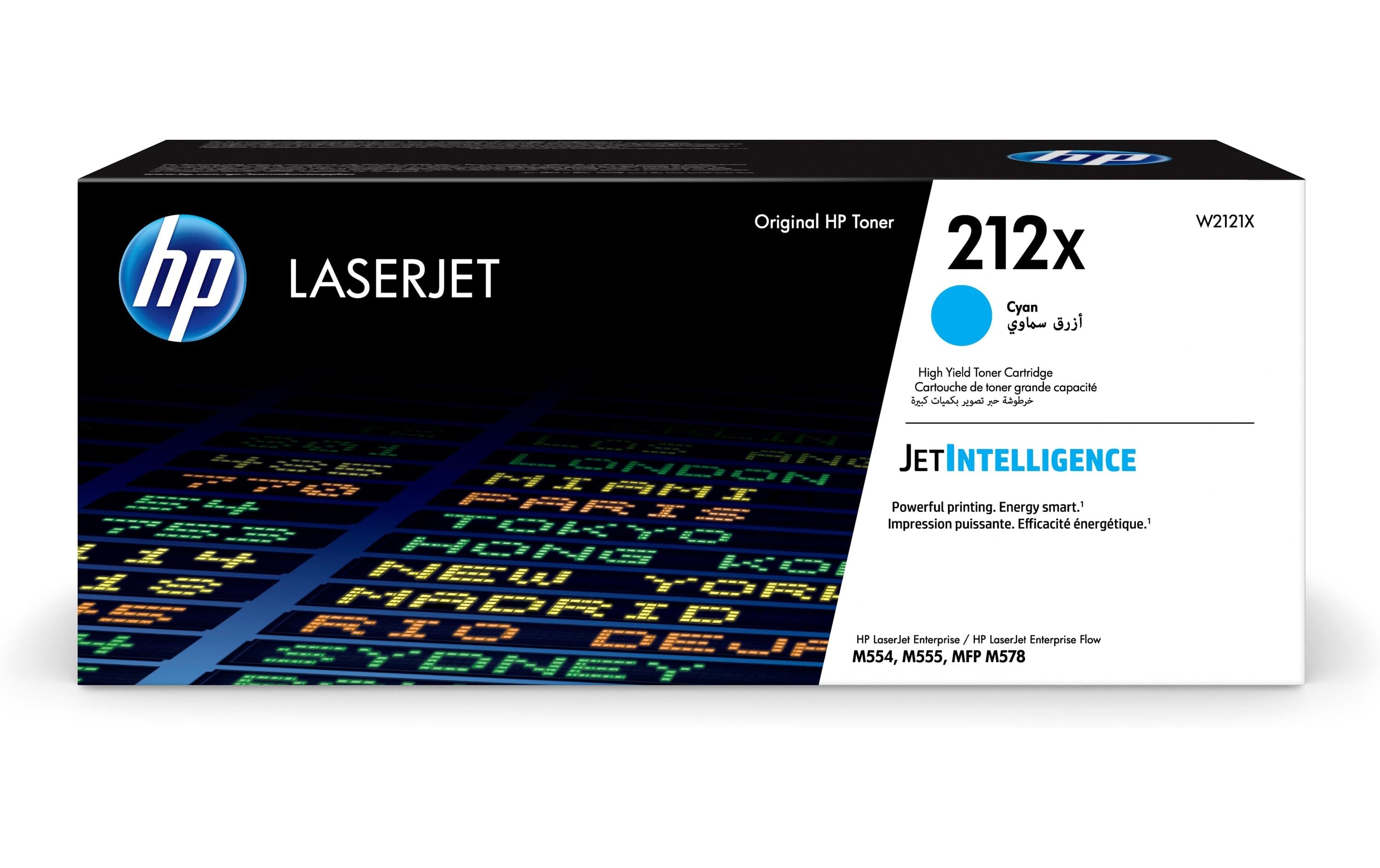 HP, Toner Nr.212X (W2121X) Cyan
