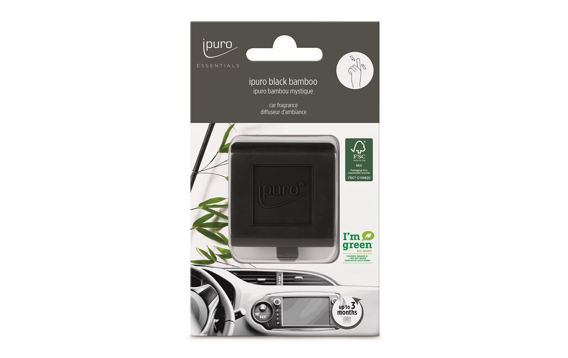 ipuro, Auto-Lufterfrischer Black Bamboo