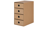 Rössler S.O.H.O. 4er Schubladenbox kraft