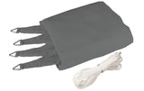 Sonnensegel grau 5.0m,Quadratisch