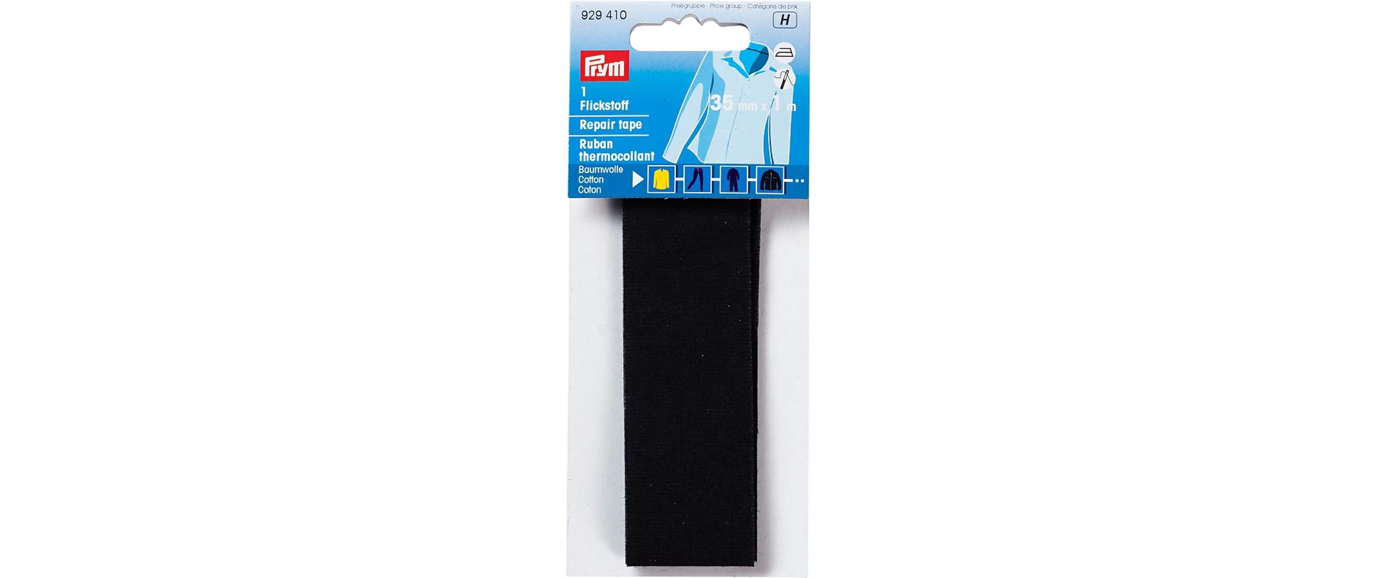 Prym Flickstoff schwarz