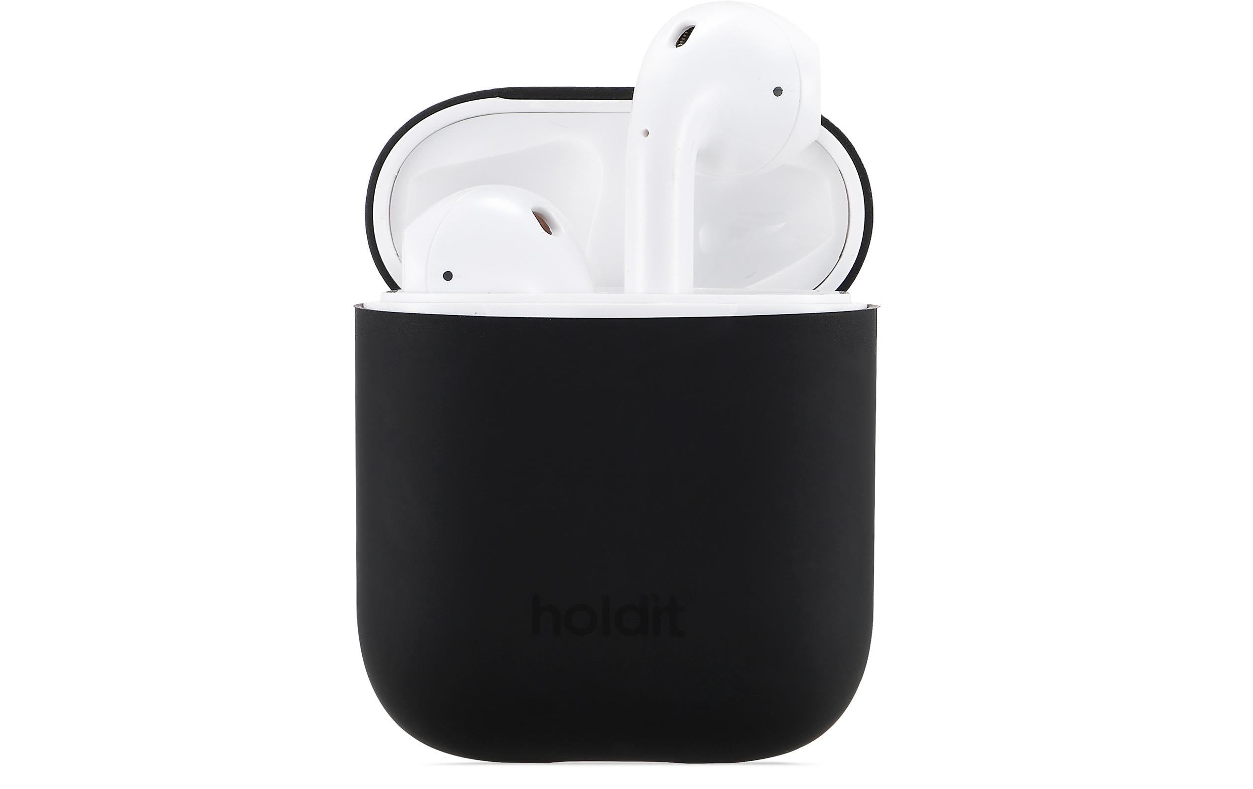 Holdit Silikon Airpods Case Black
