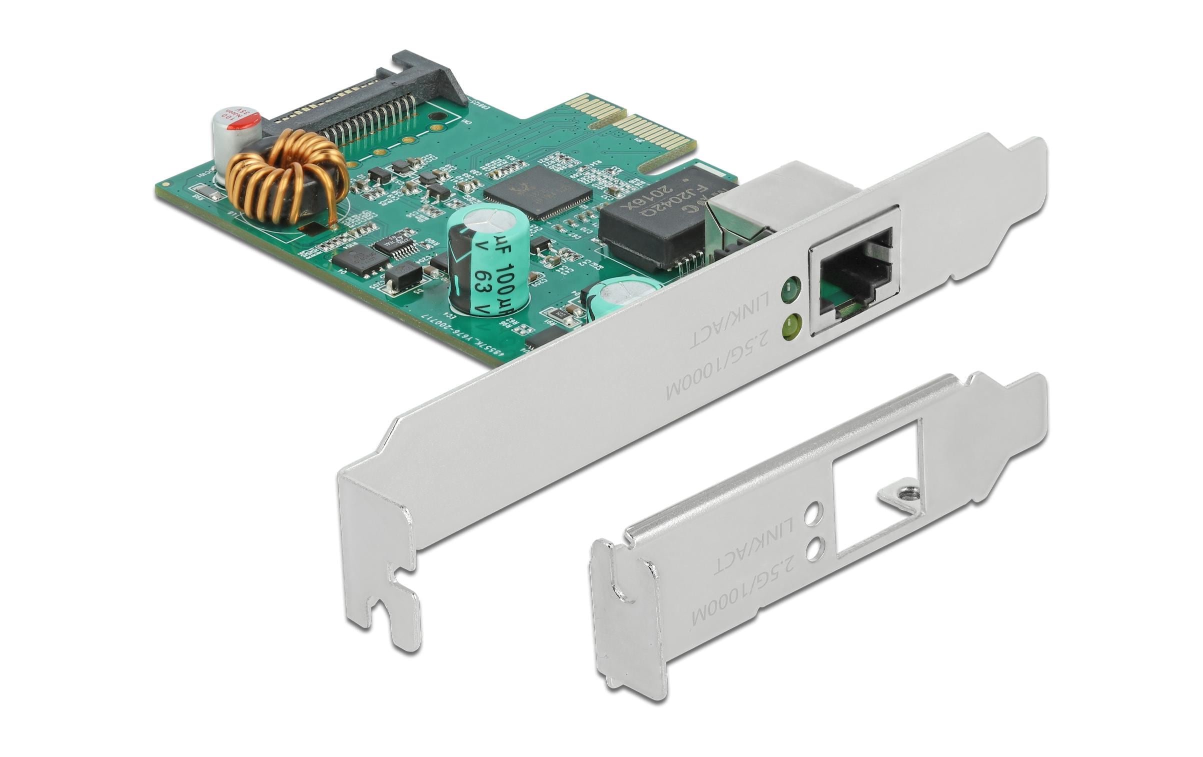 Delock PCI Express-x1 Netzwerkkarte,1x2.5GE