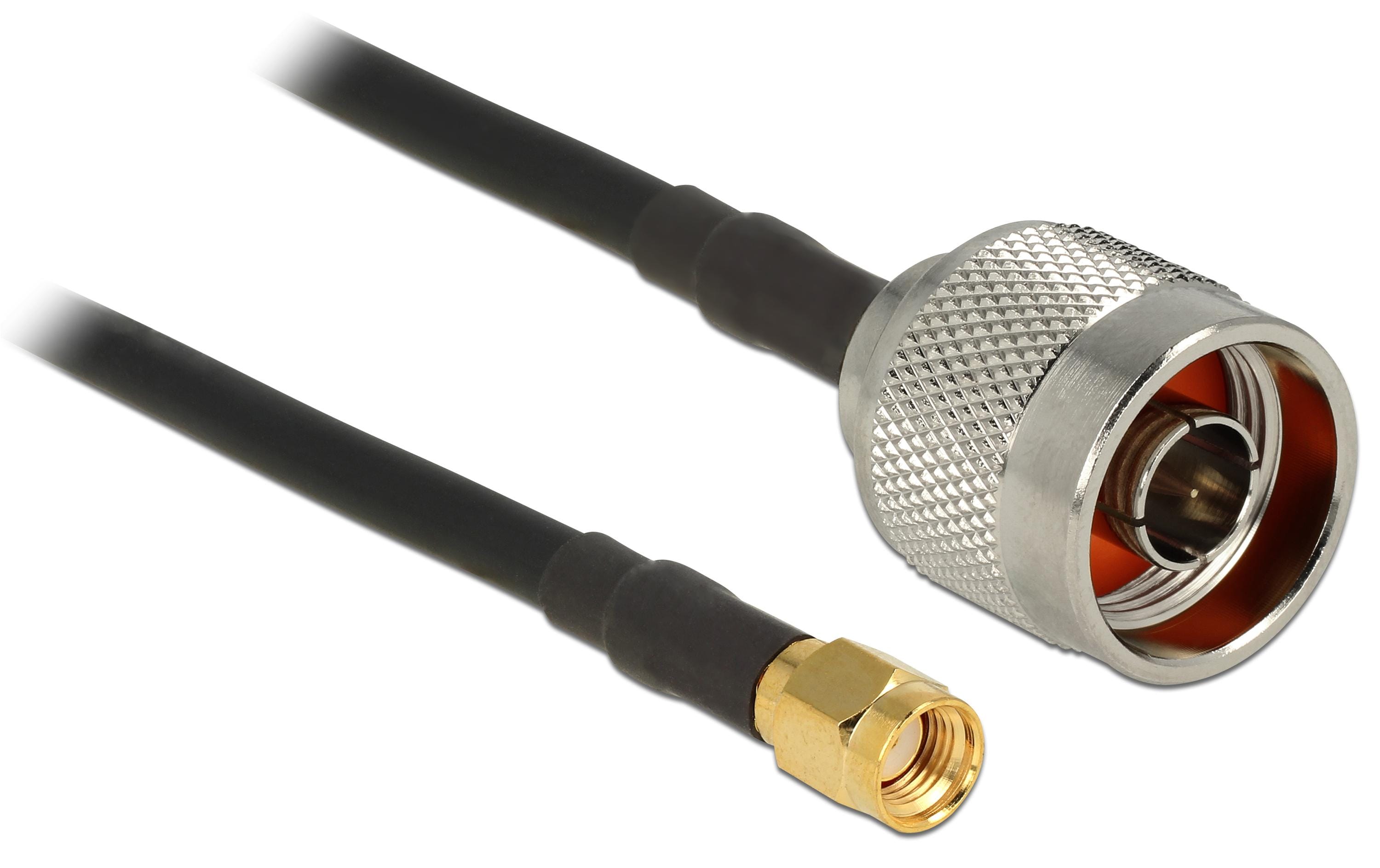 Delock RP-SMA Stecker zu N-Stecker, 1m