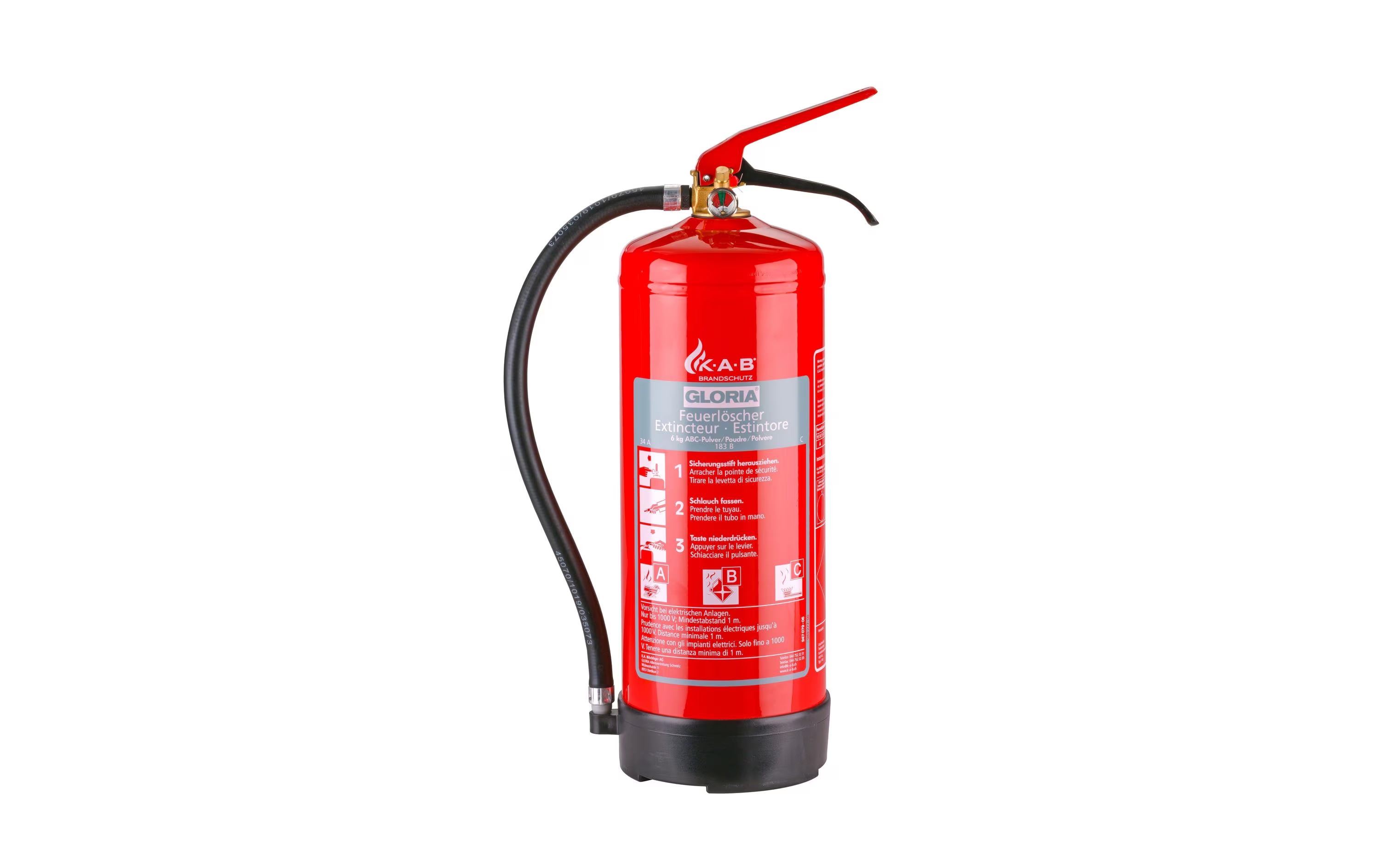 K.A.B GLORIA Feuerlöscher Pulver