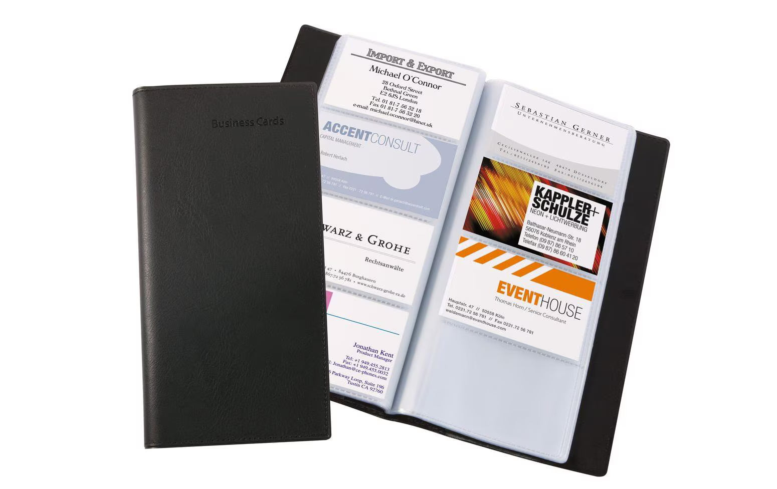 Sigel Visitenkarten-Mappen, Lederoptik