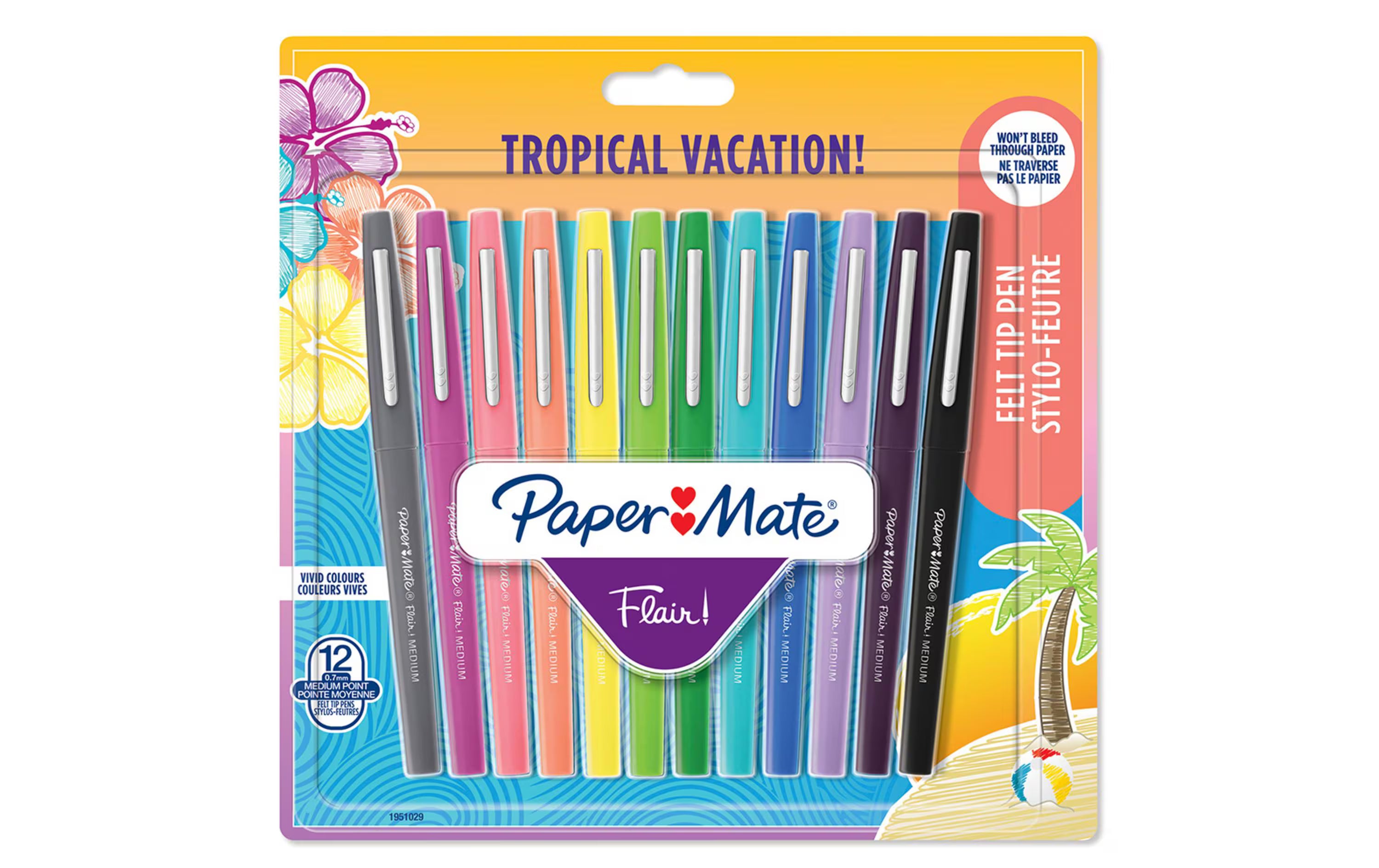 Paper Mate Fineliner Flair Medium Tropical