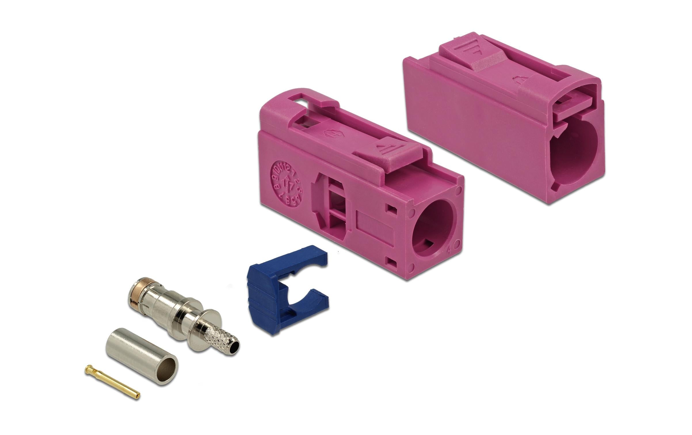 Delock FAKRA H Buchse-Buchse Adapter, 25mm