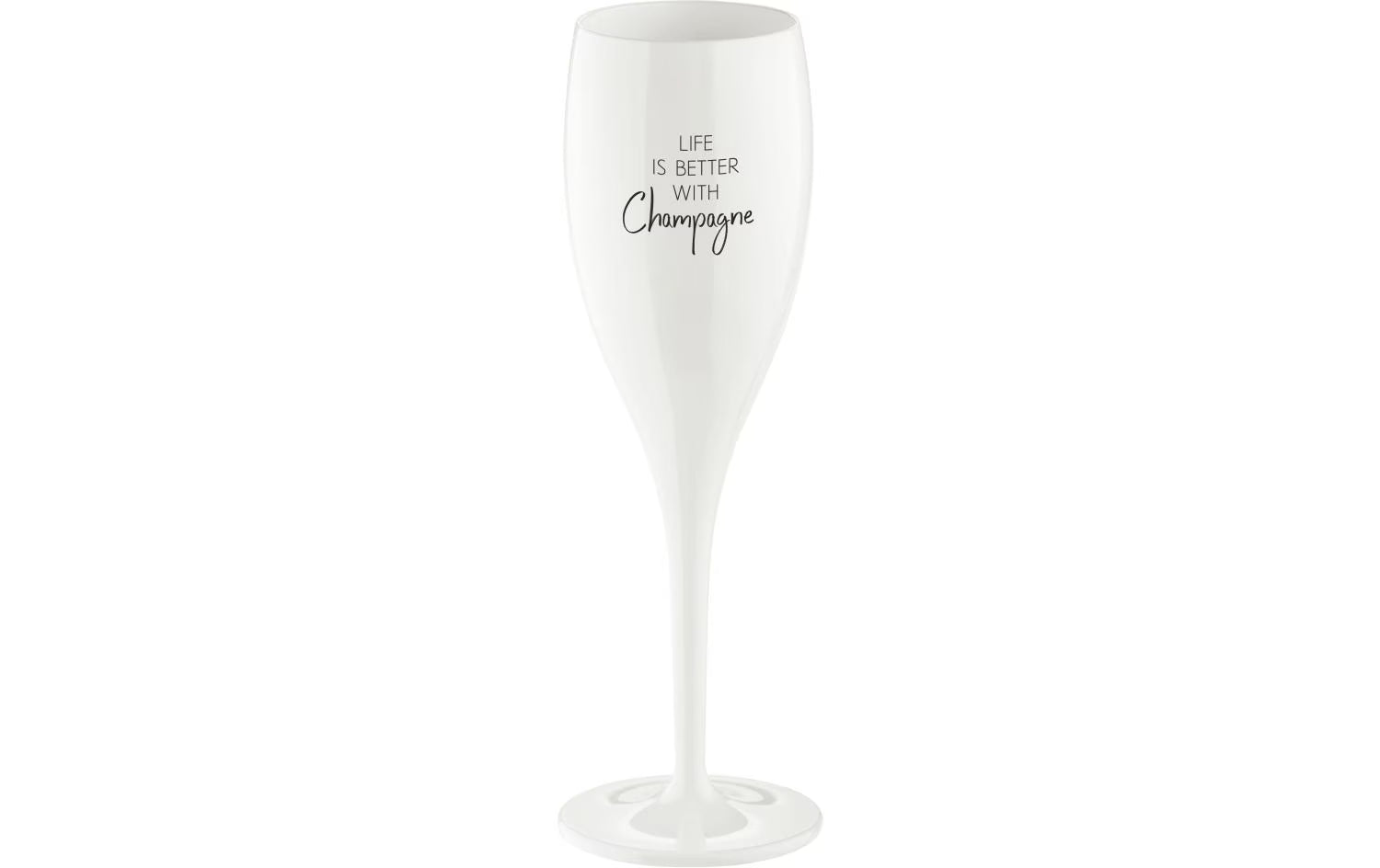 Koziol Sektglas life is better with Champag