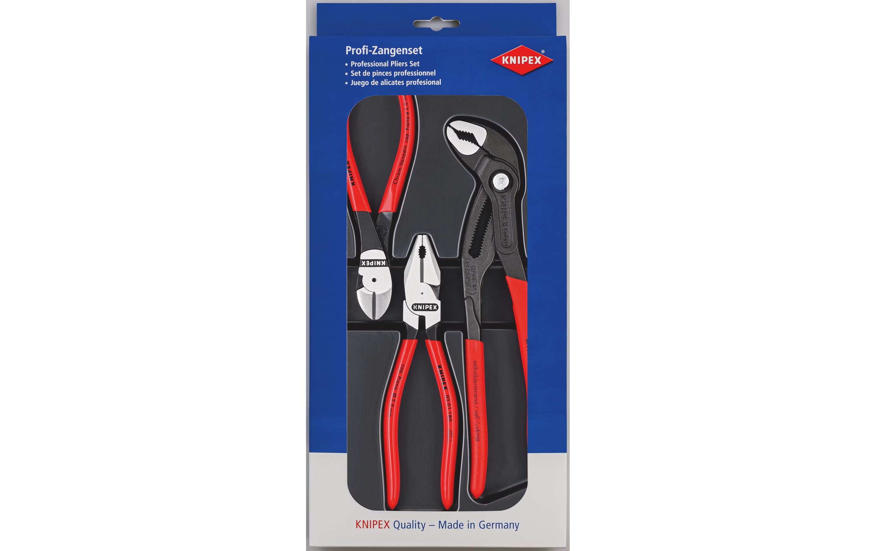 Knipex Kraft-Zangen Paket 3-teilig