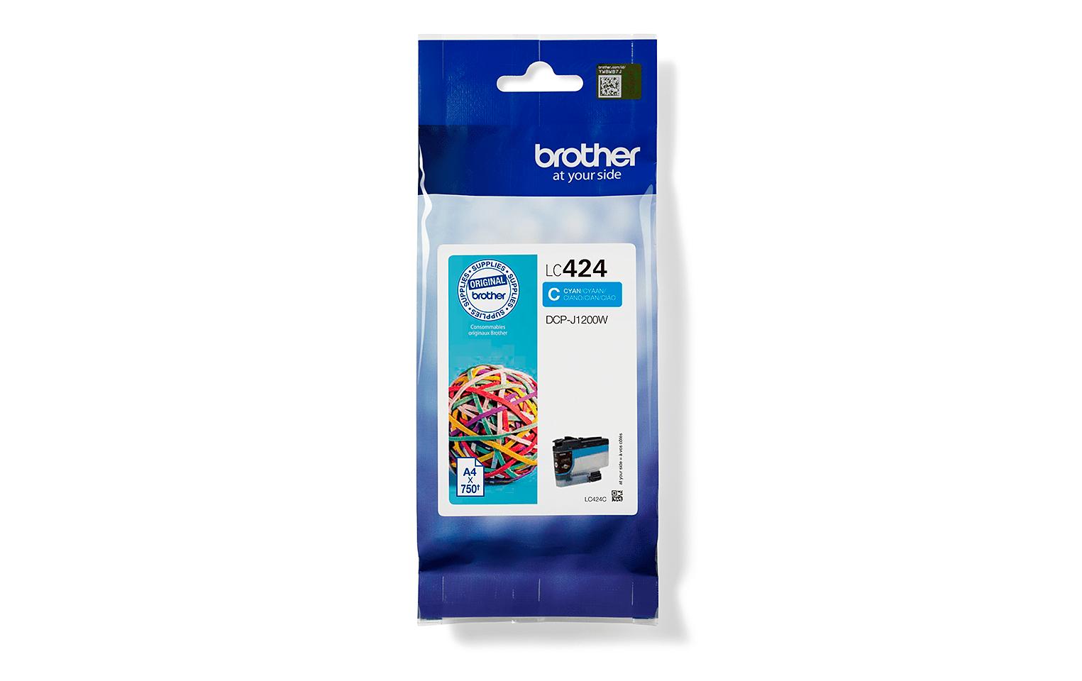 Tinte Brother LC-424C, Cyan