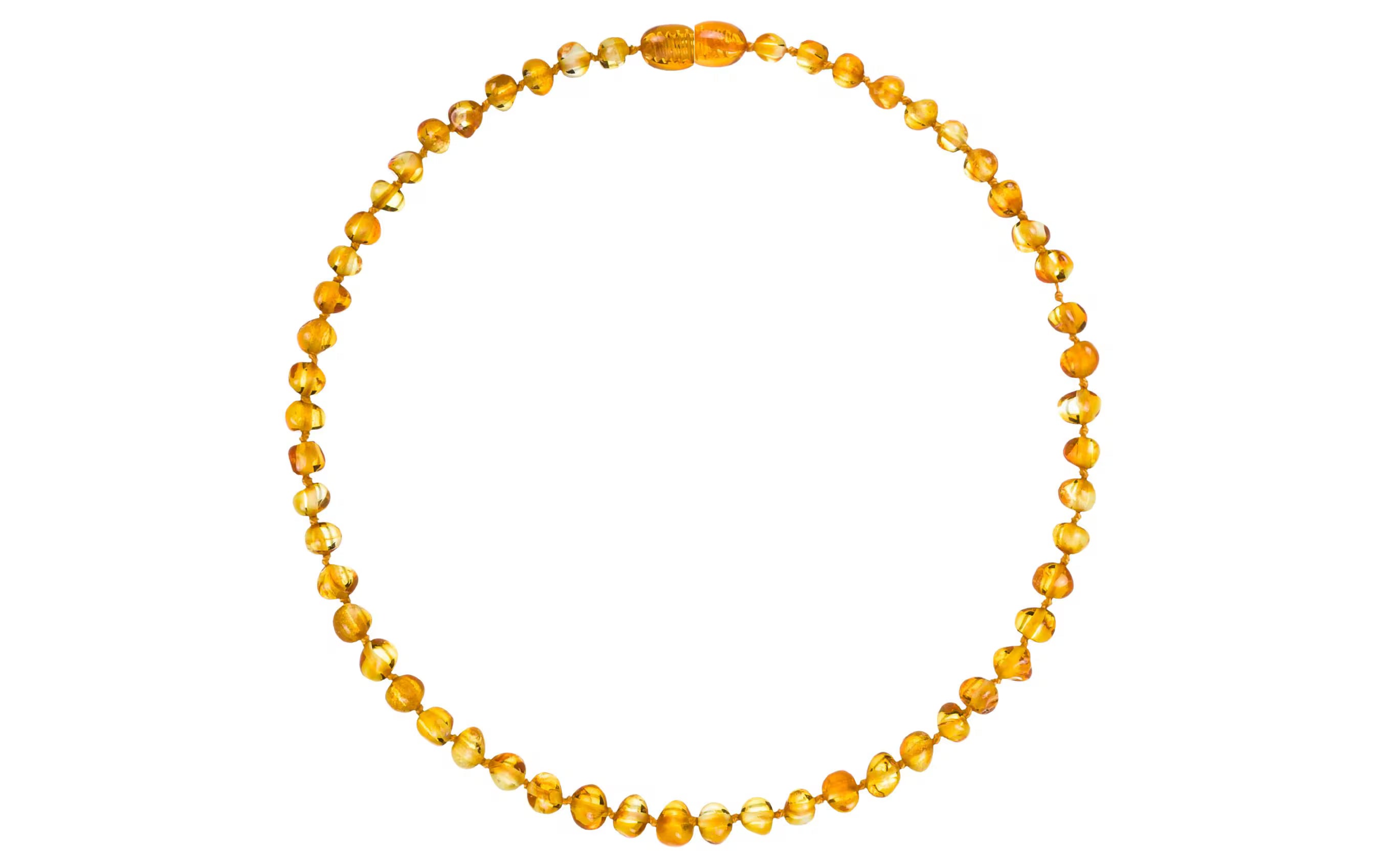 Amberos Natur-Bernsteinkette Baby