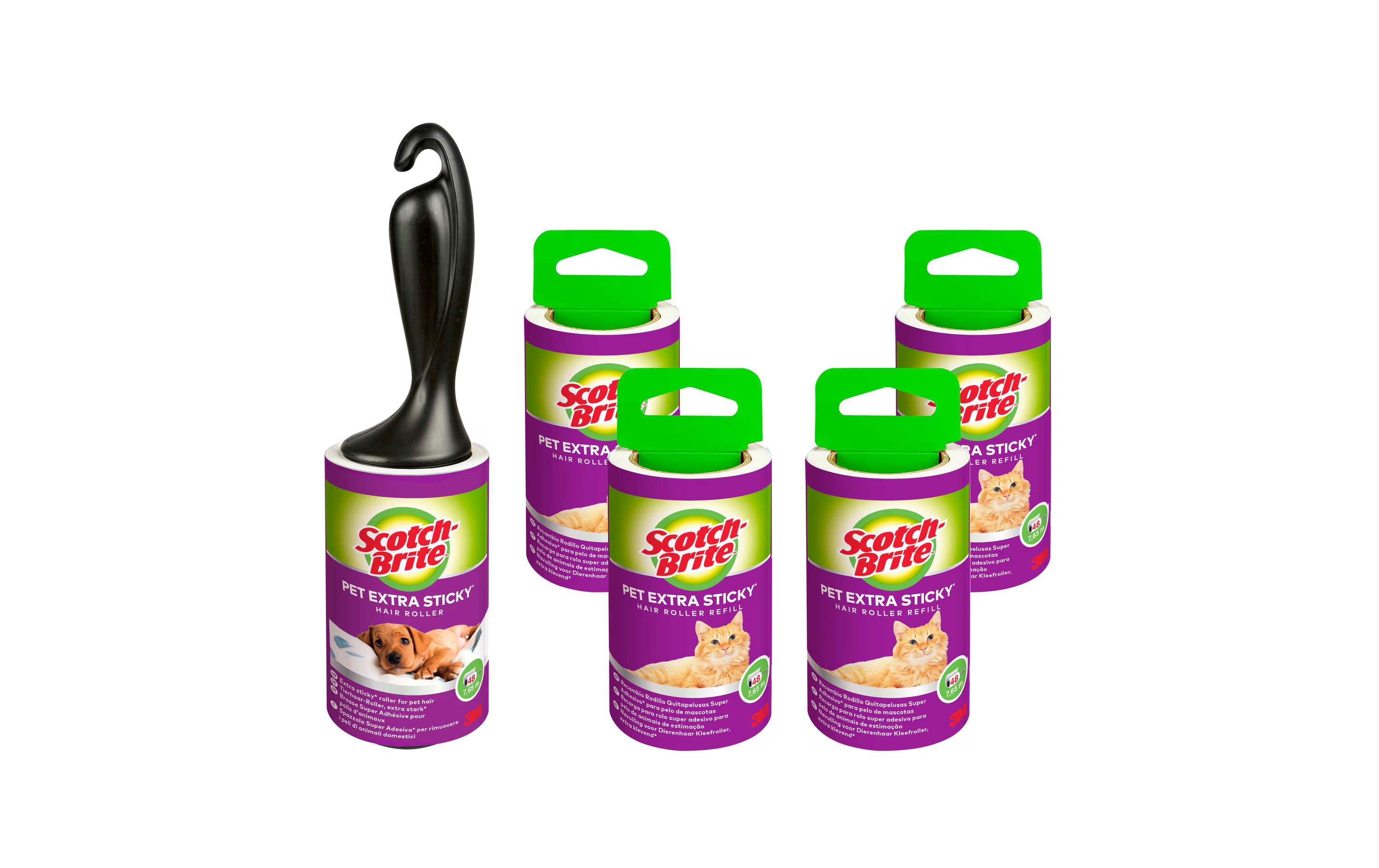 3M Scotch-Brite Kleiderroller Pet Extra Sti