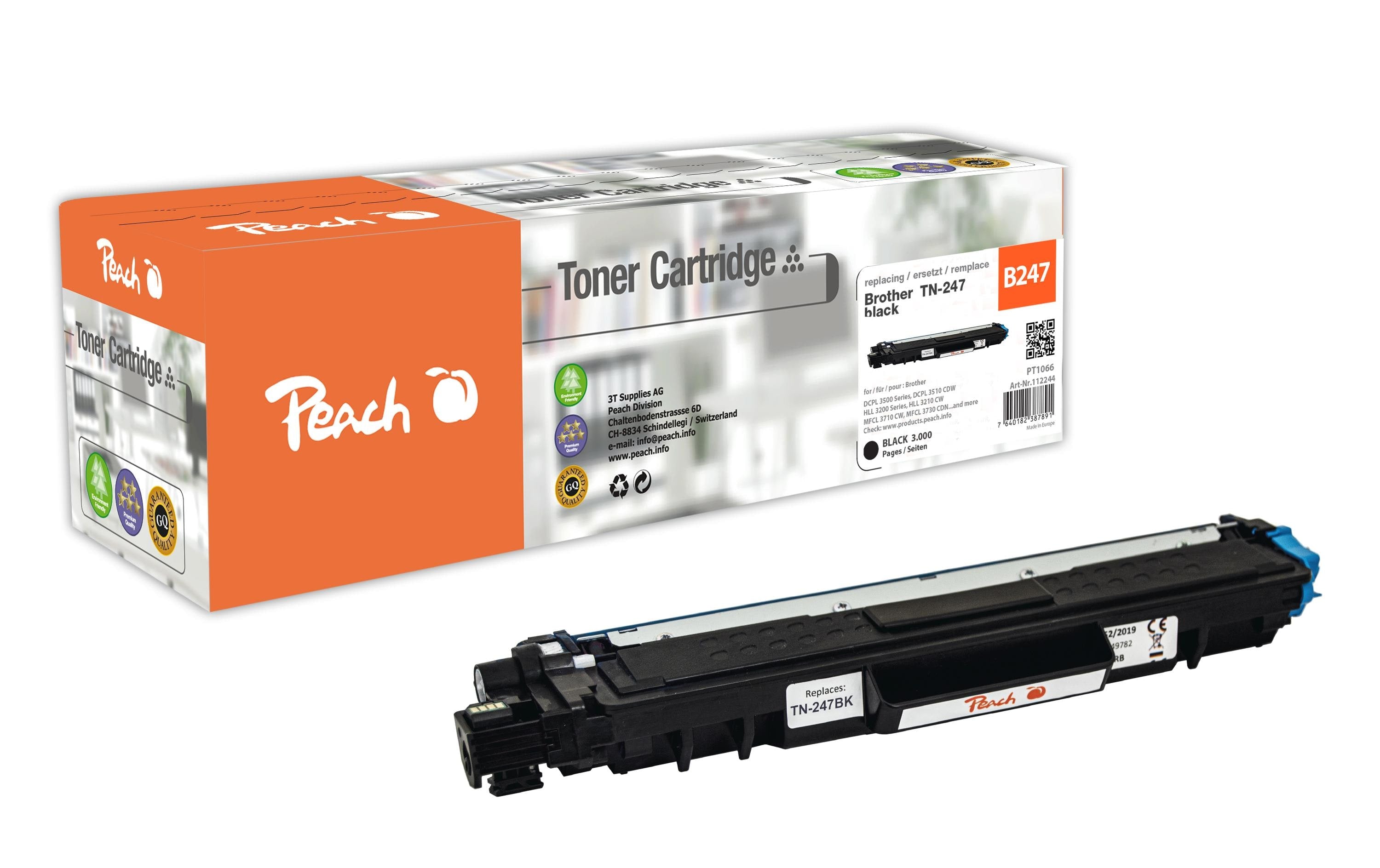 Peach Toner Brother TN-247BK