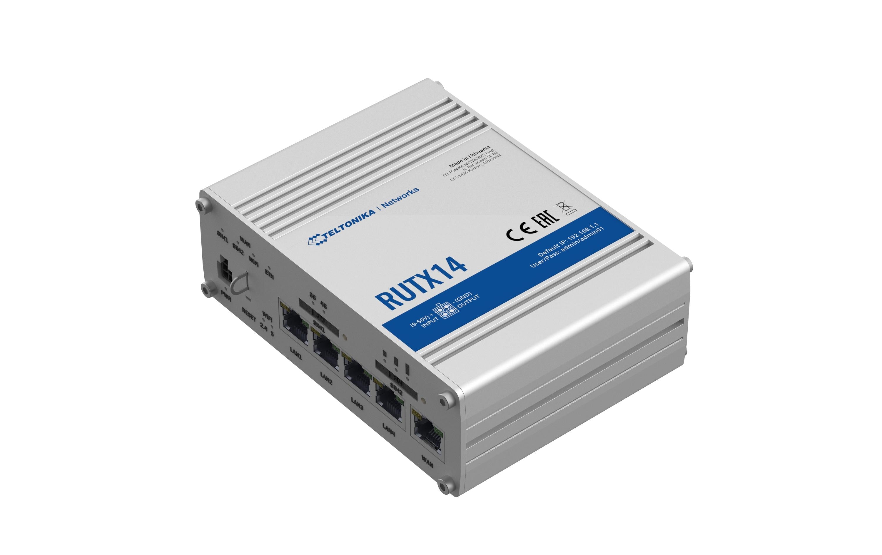 Teltonika Dual-LTE Industrierouter RUTX14