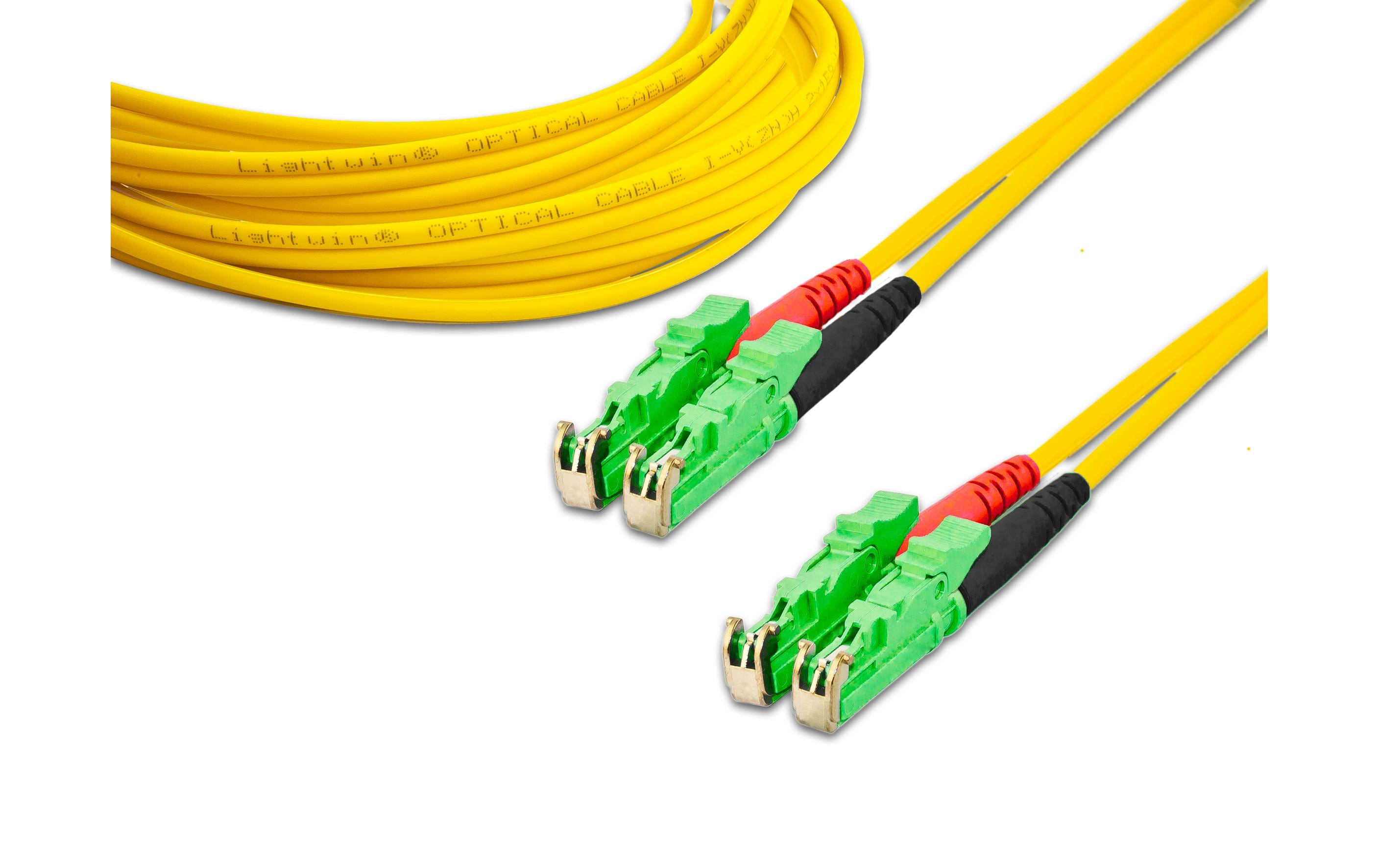 Lightwin LWL HQ Duplex Patchkabel, LSH, 1m