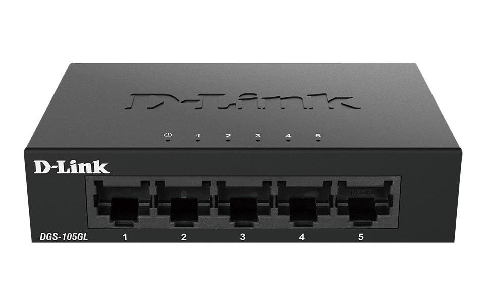 D-Link DGS-105GL/E: 5Port Switch, 1Gbps
