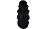 House Nordic Lammfell schwarz