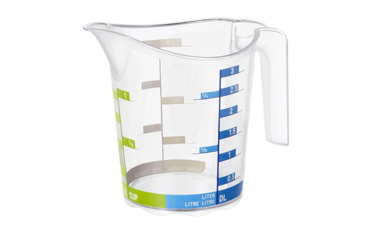 Rotho Messbecher Domino Dekor 0.3 L