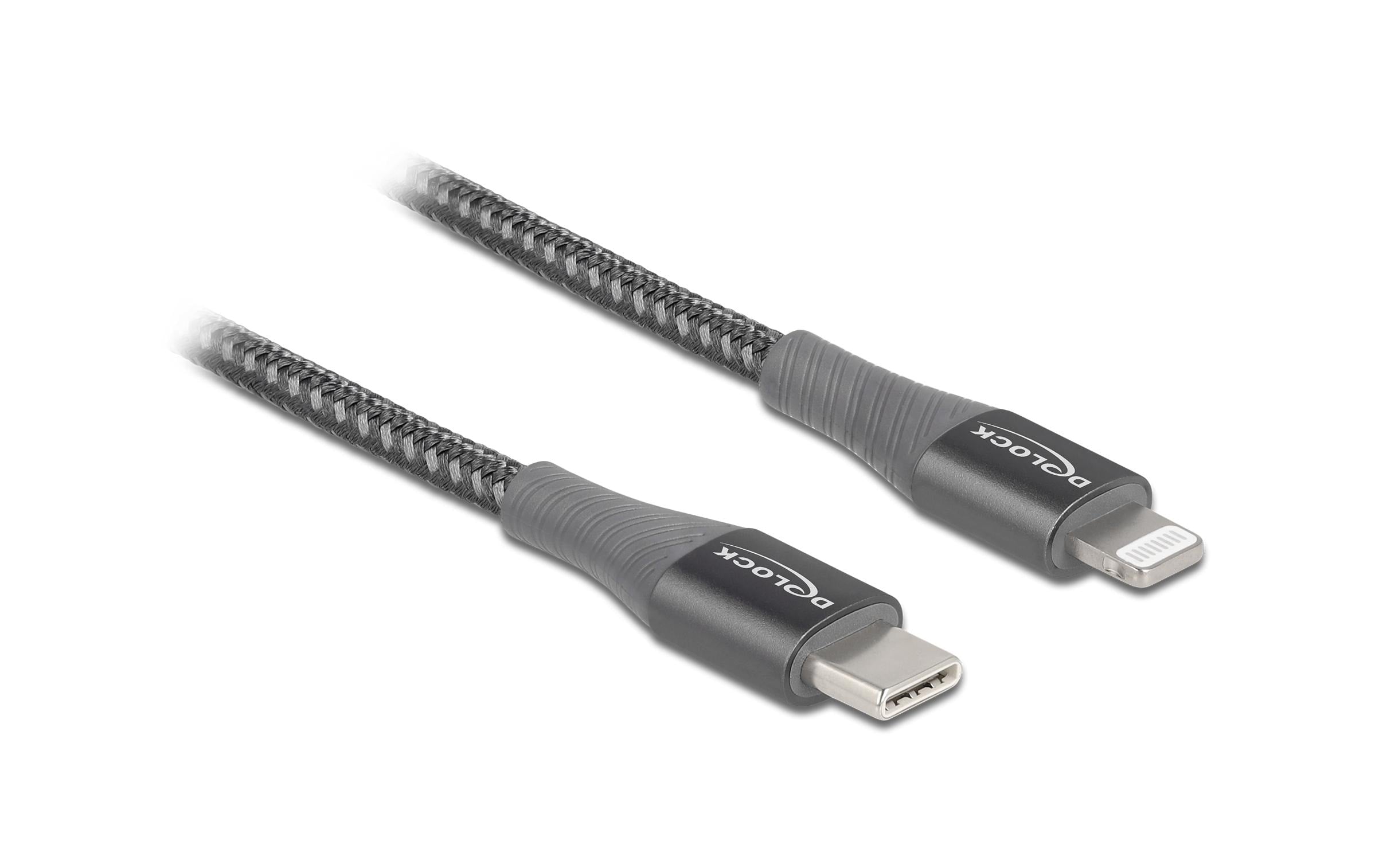 Delock, USB-Kabel USB C - Lightning 2 m, Gr