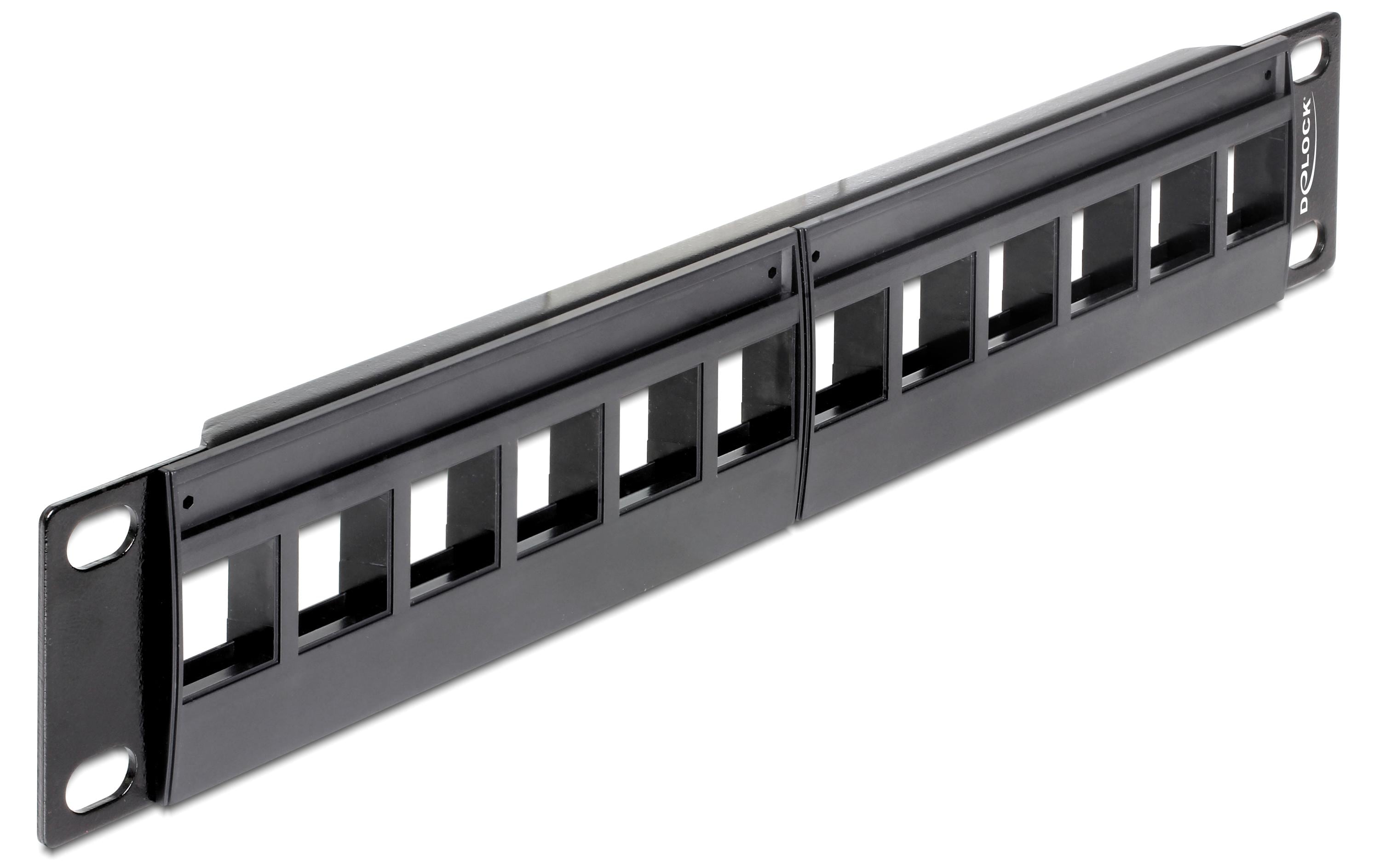 Delock 12-Port 10 Patchpanel Keystone