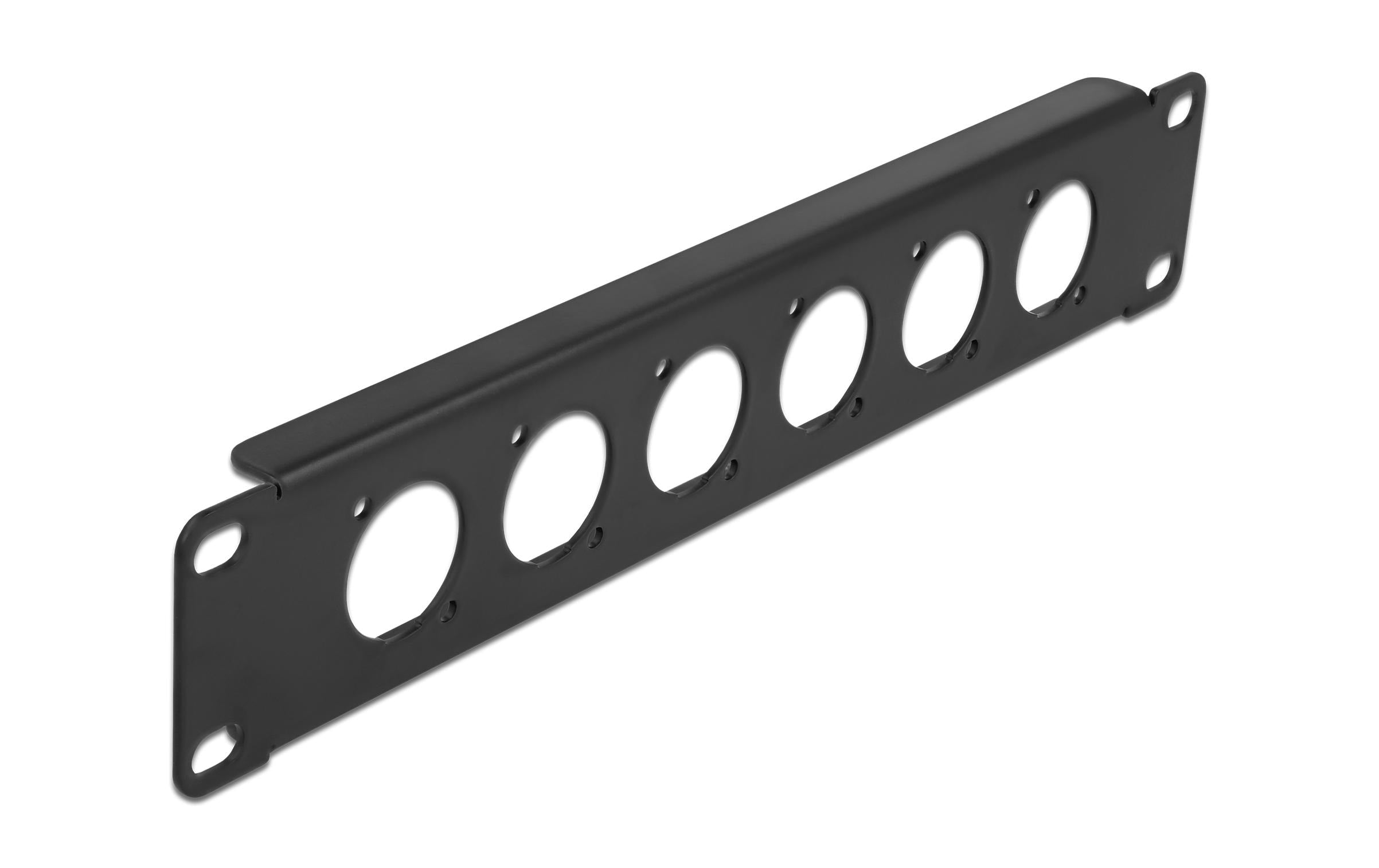 Delock 10 D-Typ, Leer Patchpanel, 6 Port