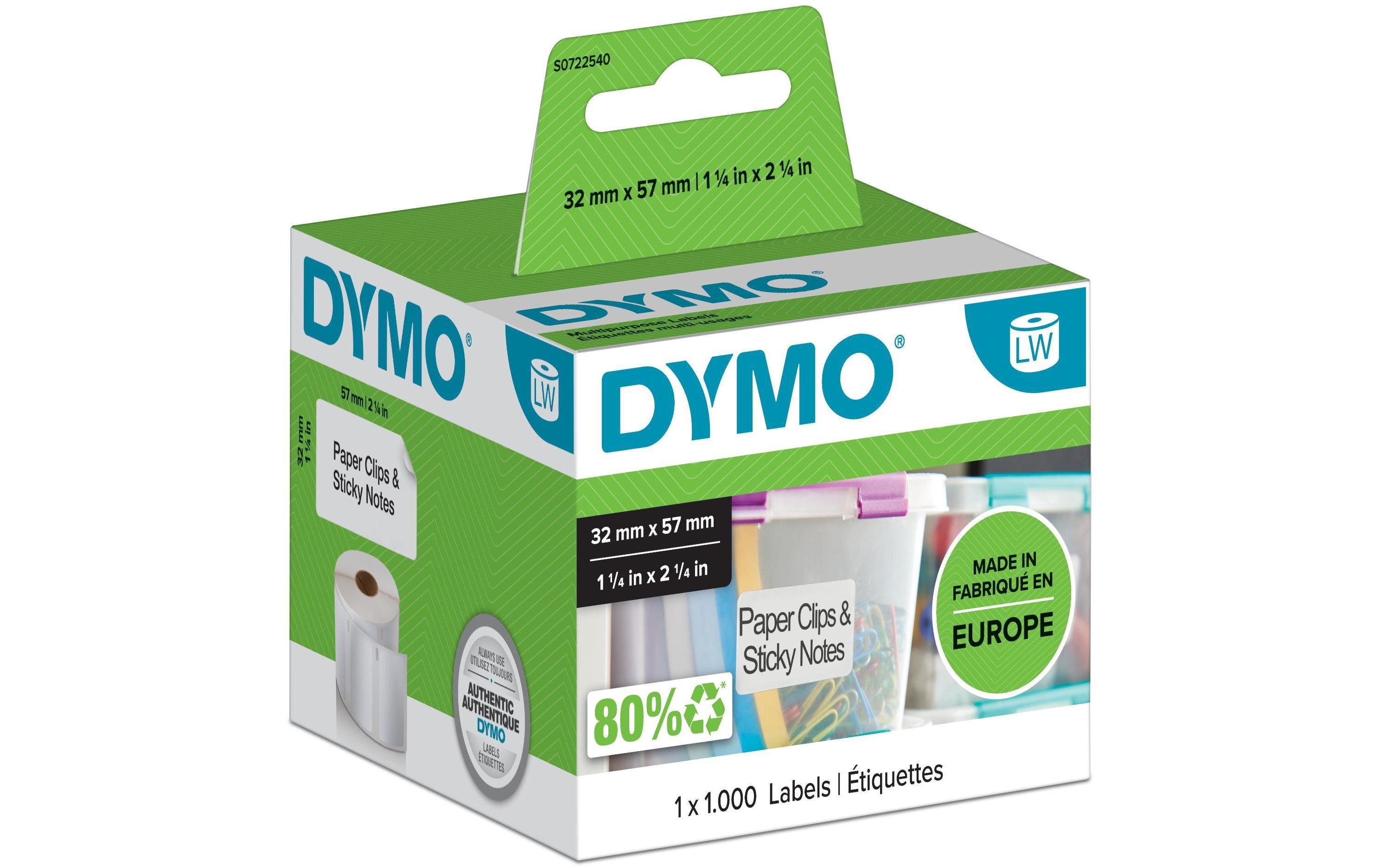 Dymo Vielzweck-Etiketten 32x57mm, weiss