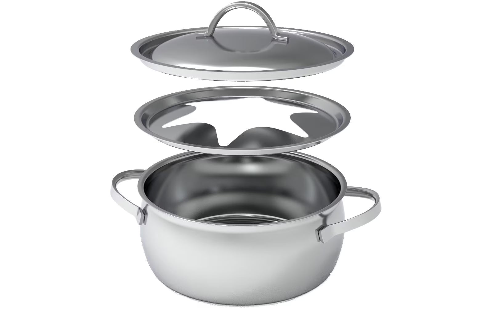 Kisag edelstahl Fondue Topf Gstaad