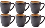 Bitz, Kaffeetasse 190 ml, 6 Stück, Schwarz/
