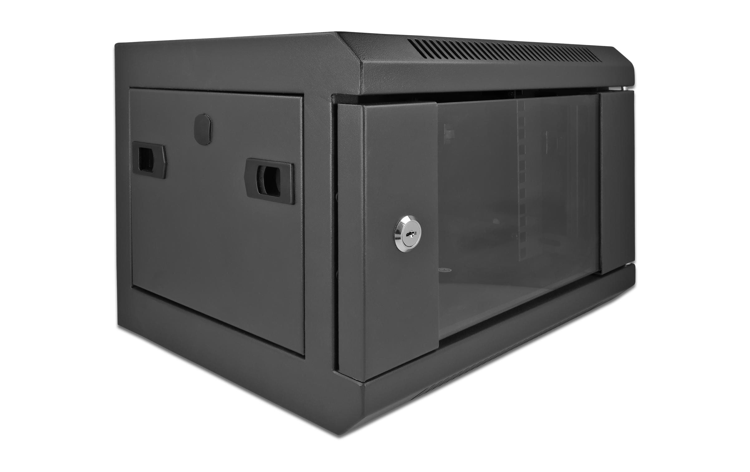 Delock 10 Netzwerkschrank mit Glastür 4 HE