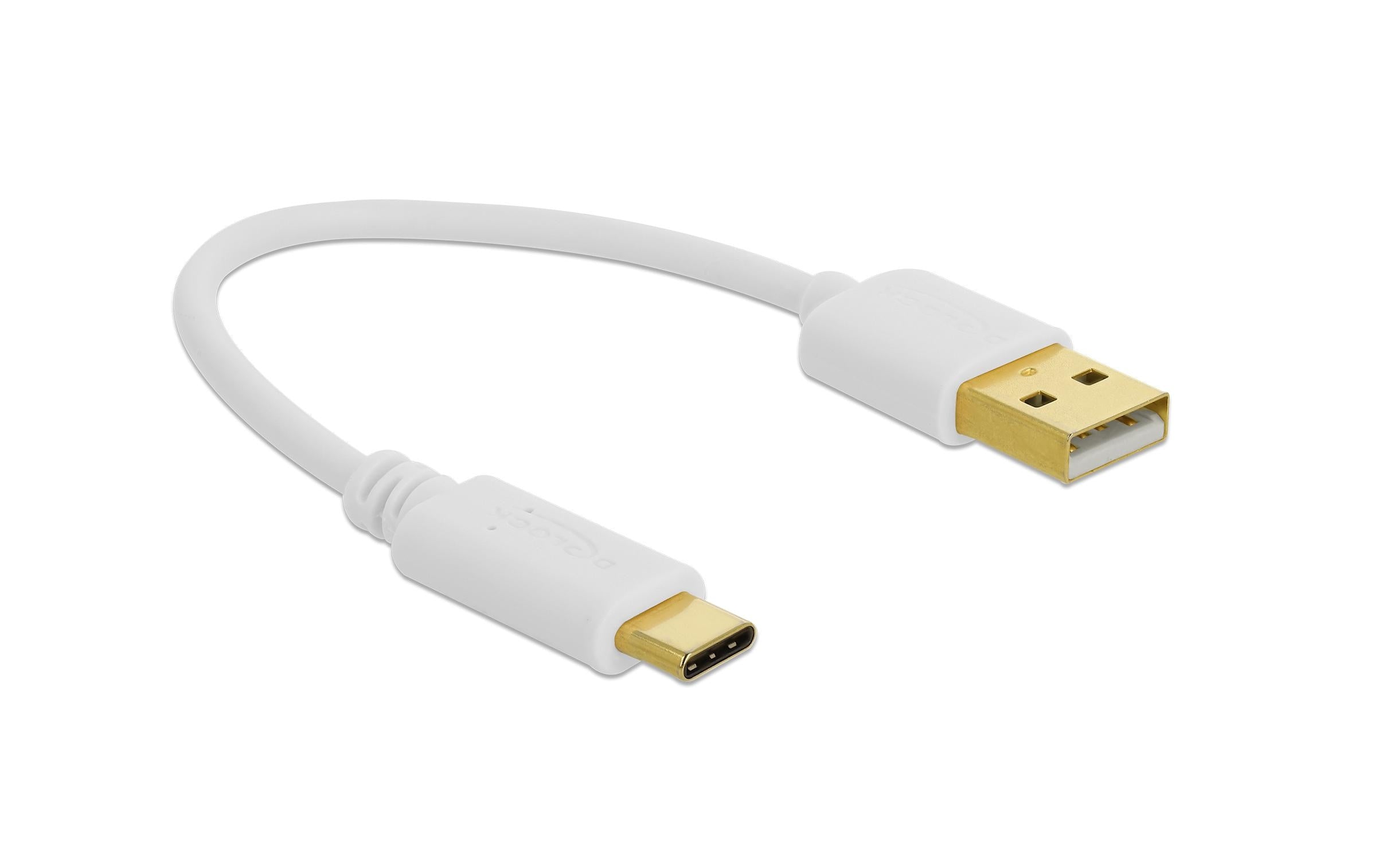 Delock, USB-Ladekabel USB A - USB C 0.15 m