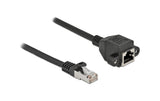 Delock Verlängerungskabel: S/FTP RJ45-RJ45