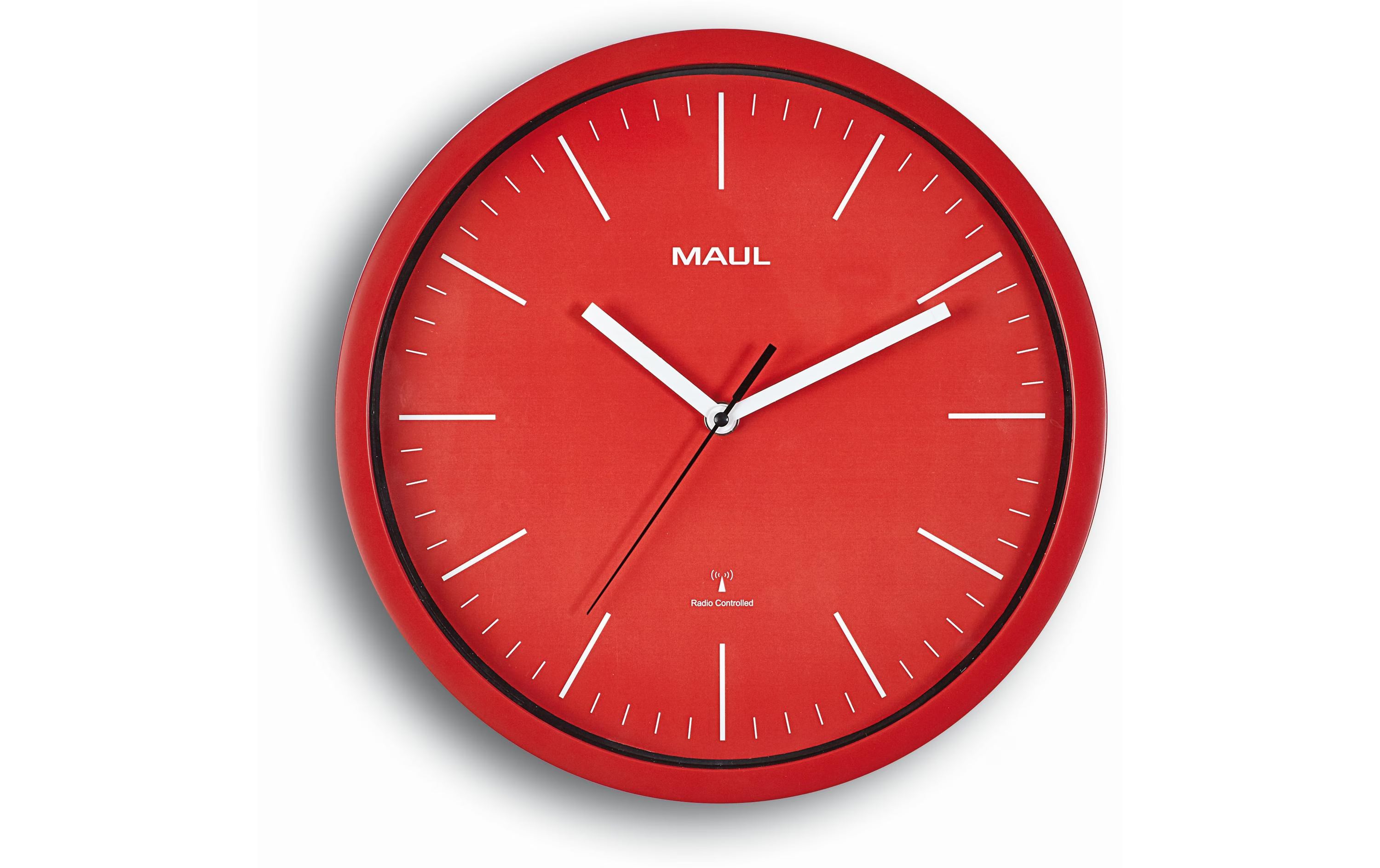 Maul, Wanduhr MAULjump Ø 30.5 cm Rot