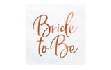 Partydeco Servietten Bride to be