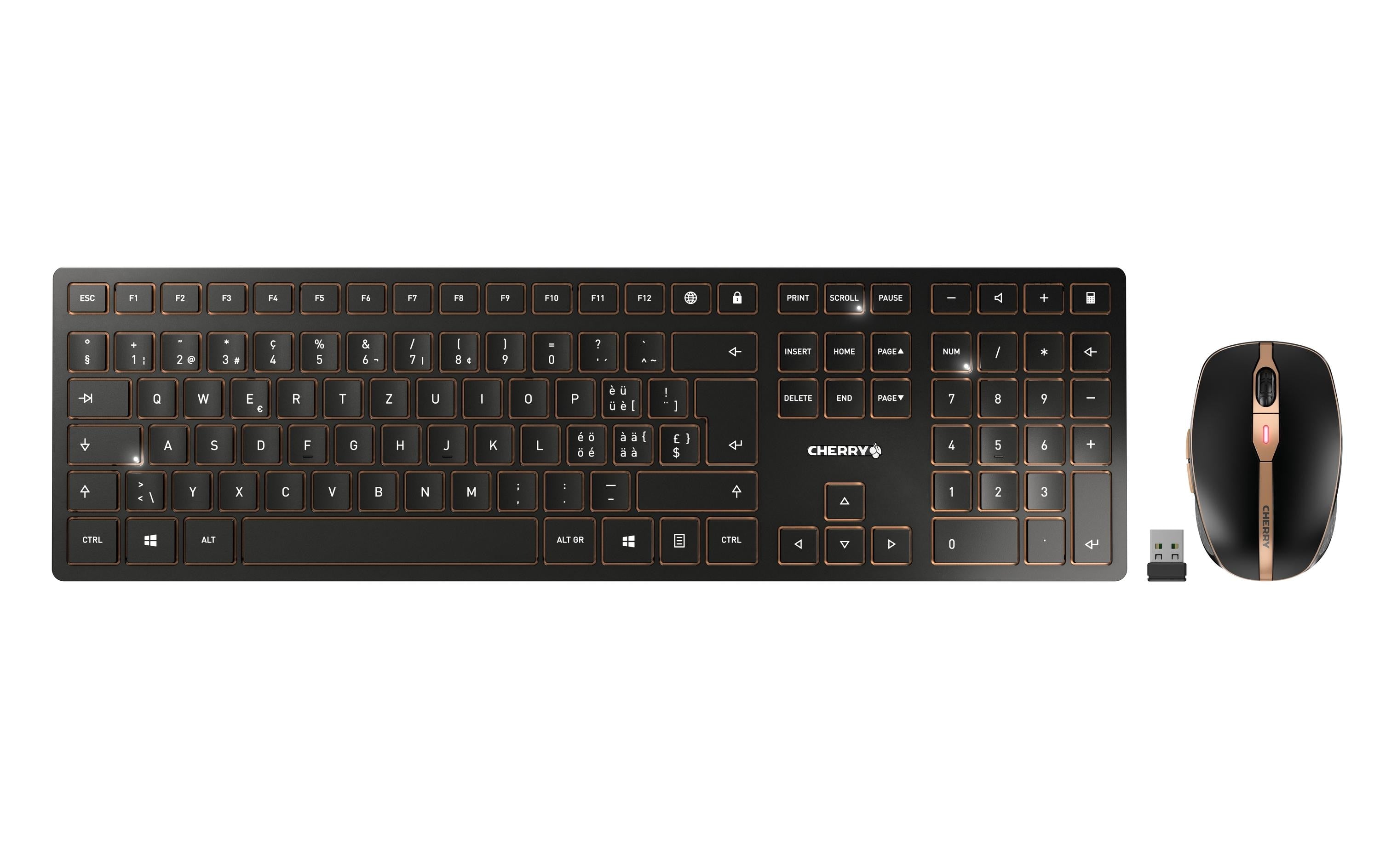 Cherry Desktop DW 9100 Slim black-bronze