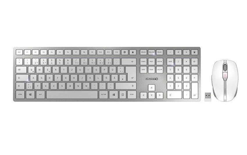 Cherry Desktop DW 9100 Slim weiss-silber
