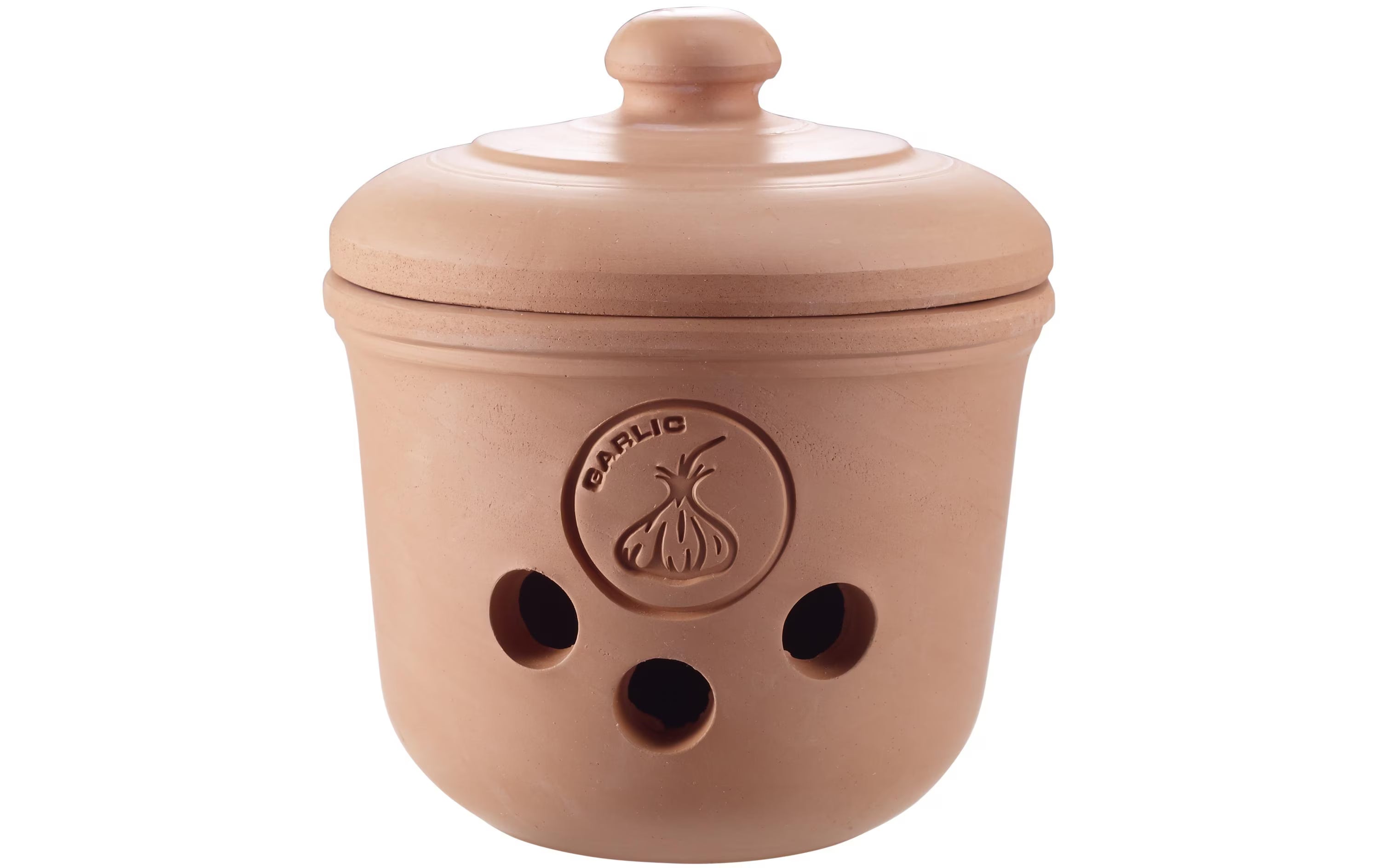 Moha Unio Knoblauchbehälter Terracotta