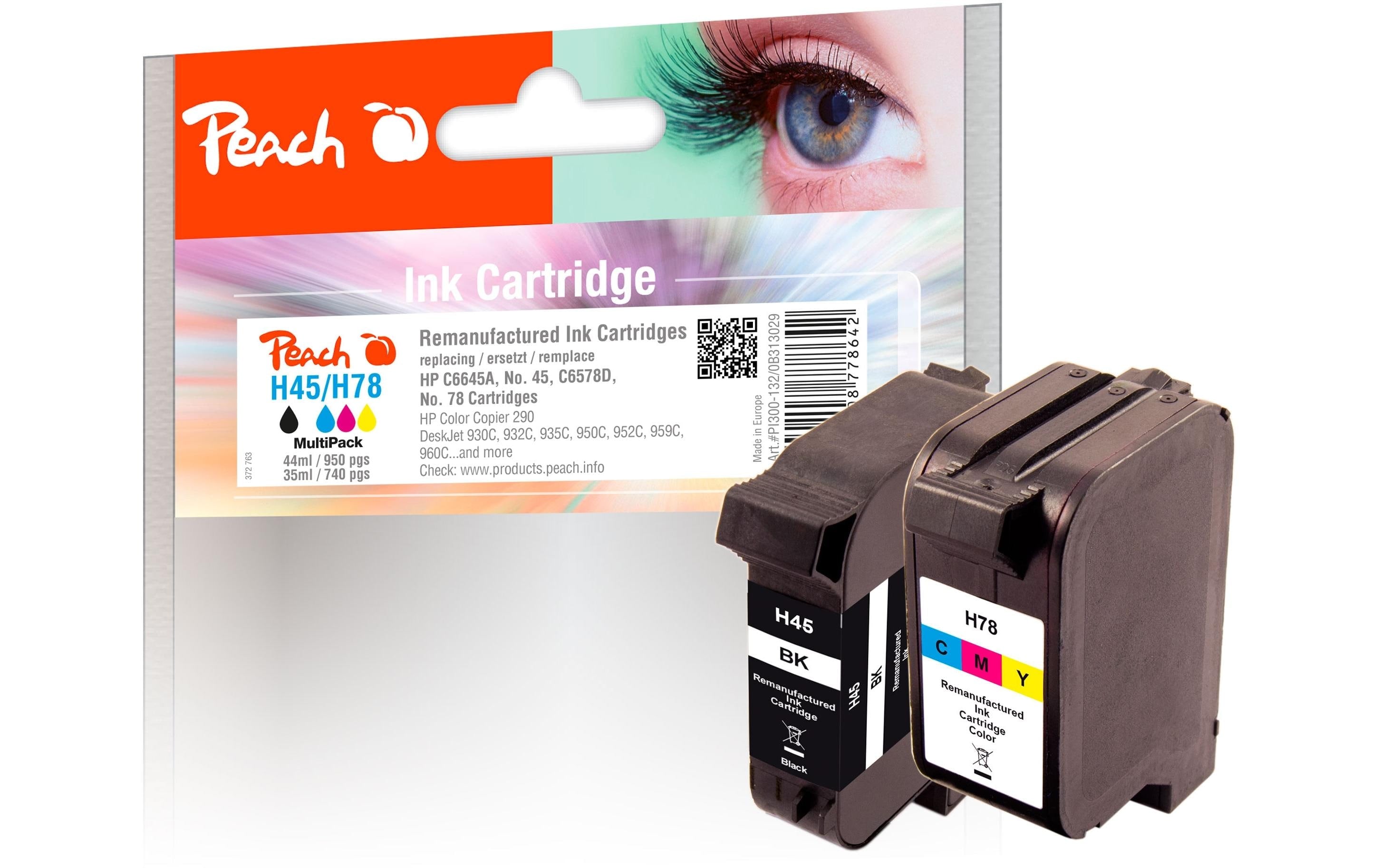 Peach Tinte HP 51645A C6578D
