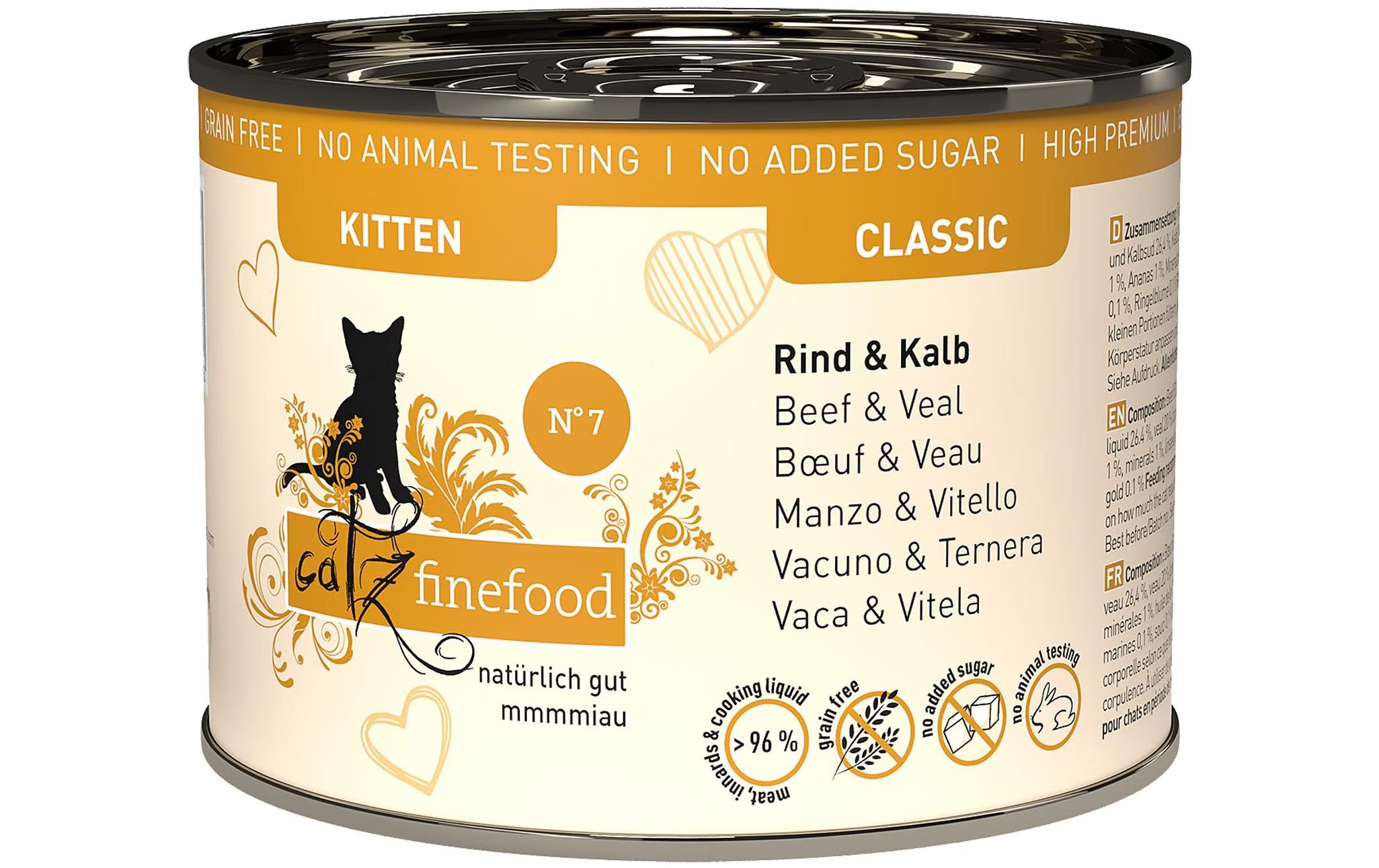 catz finefood Kitten No.07 Rind&Kalb Kit