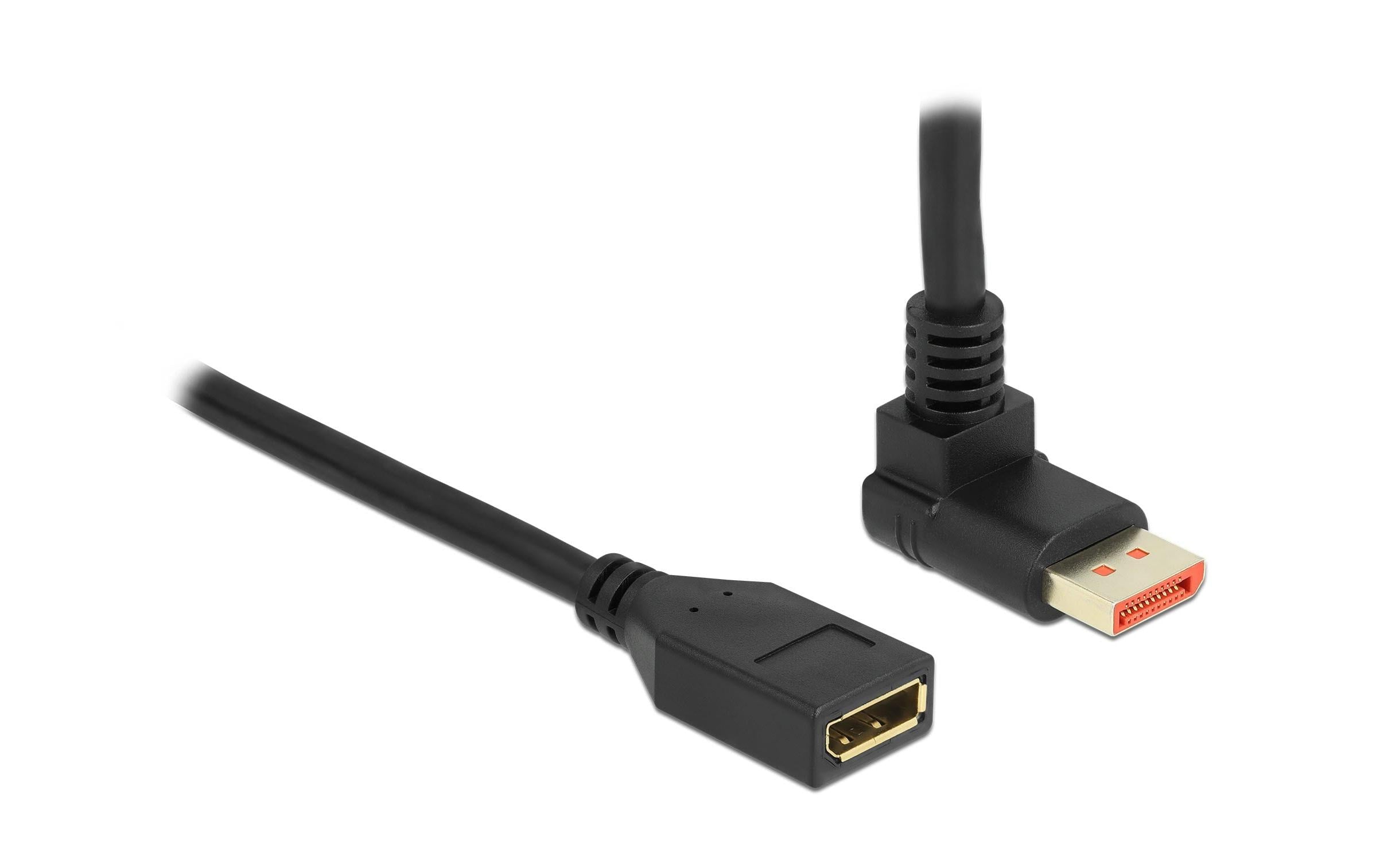 Delock DisplayPort Verlängerungskab 90 Grad