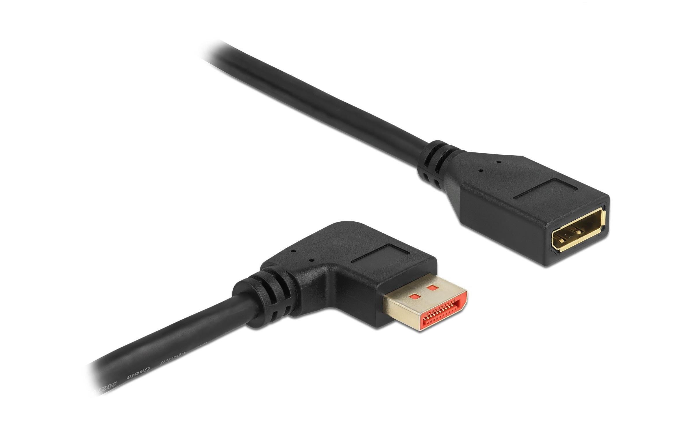 Delock DisplayPort Verlängerungskab 90 Grad